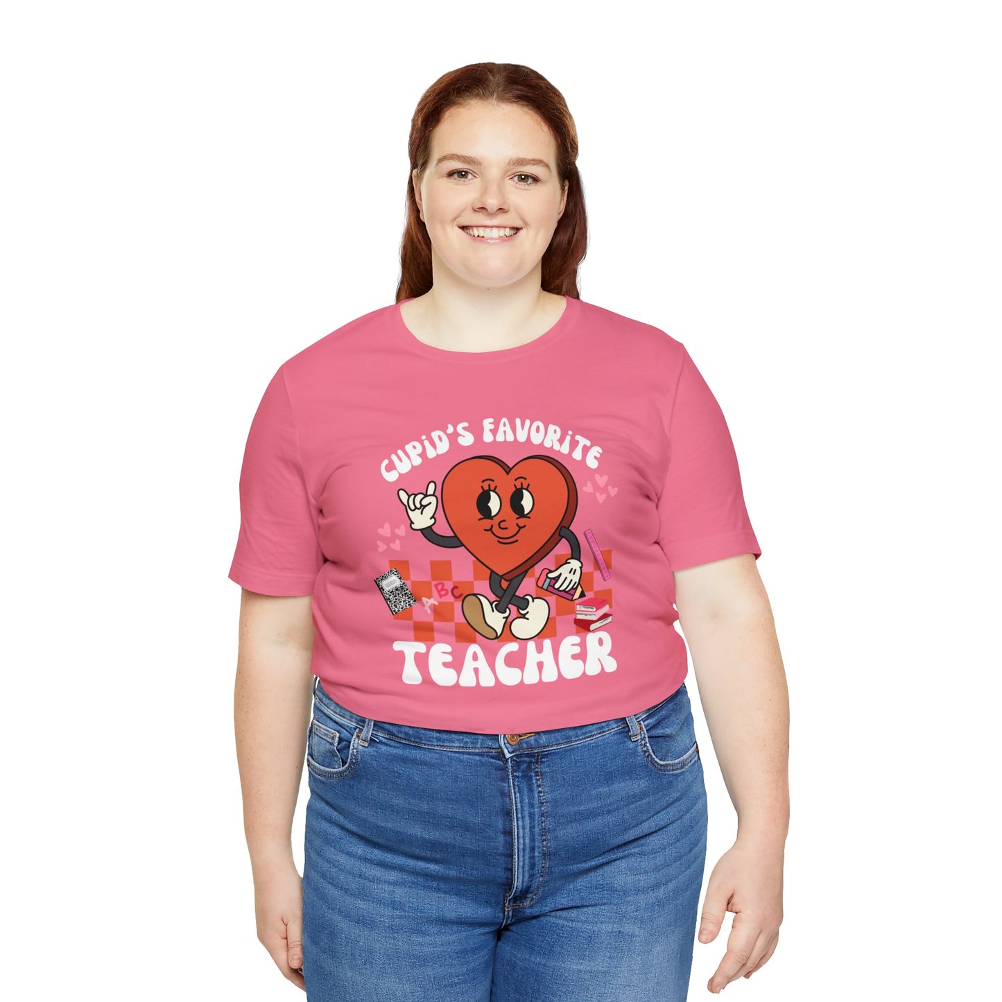 Cupid's Favorite Teacher Short Sleeve Tee