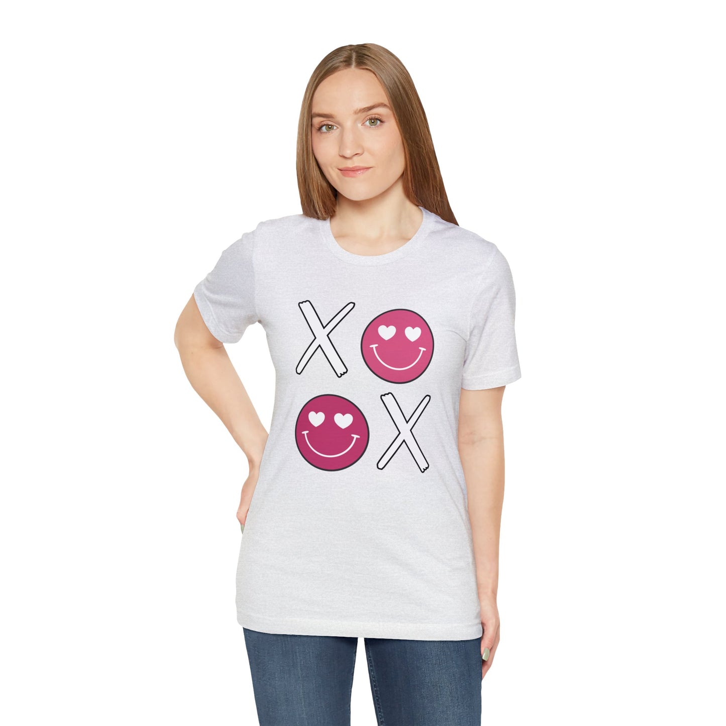 XOXO Smiley Face Short Sleeve Tee