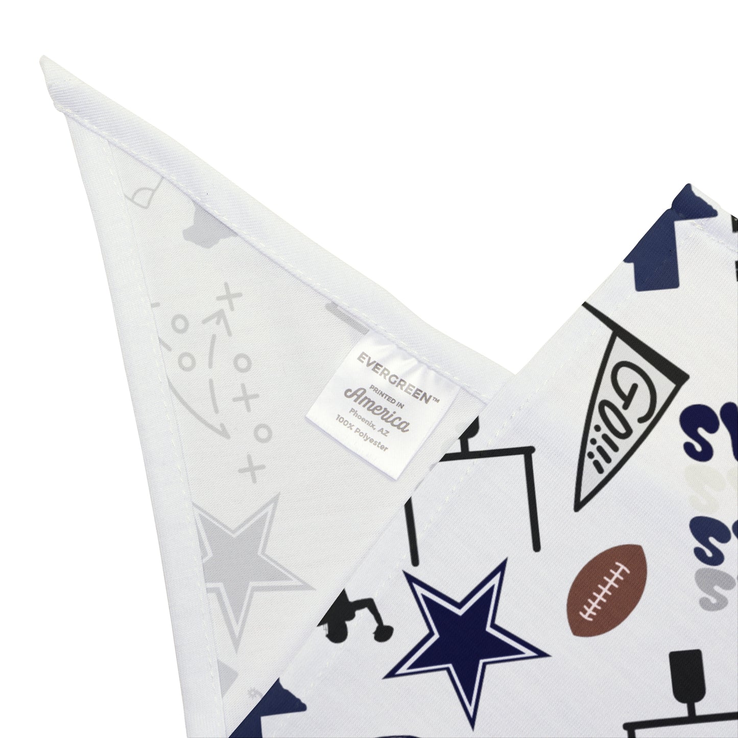 Cowboys Football Pet Bandana