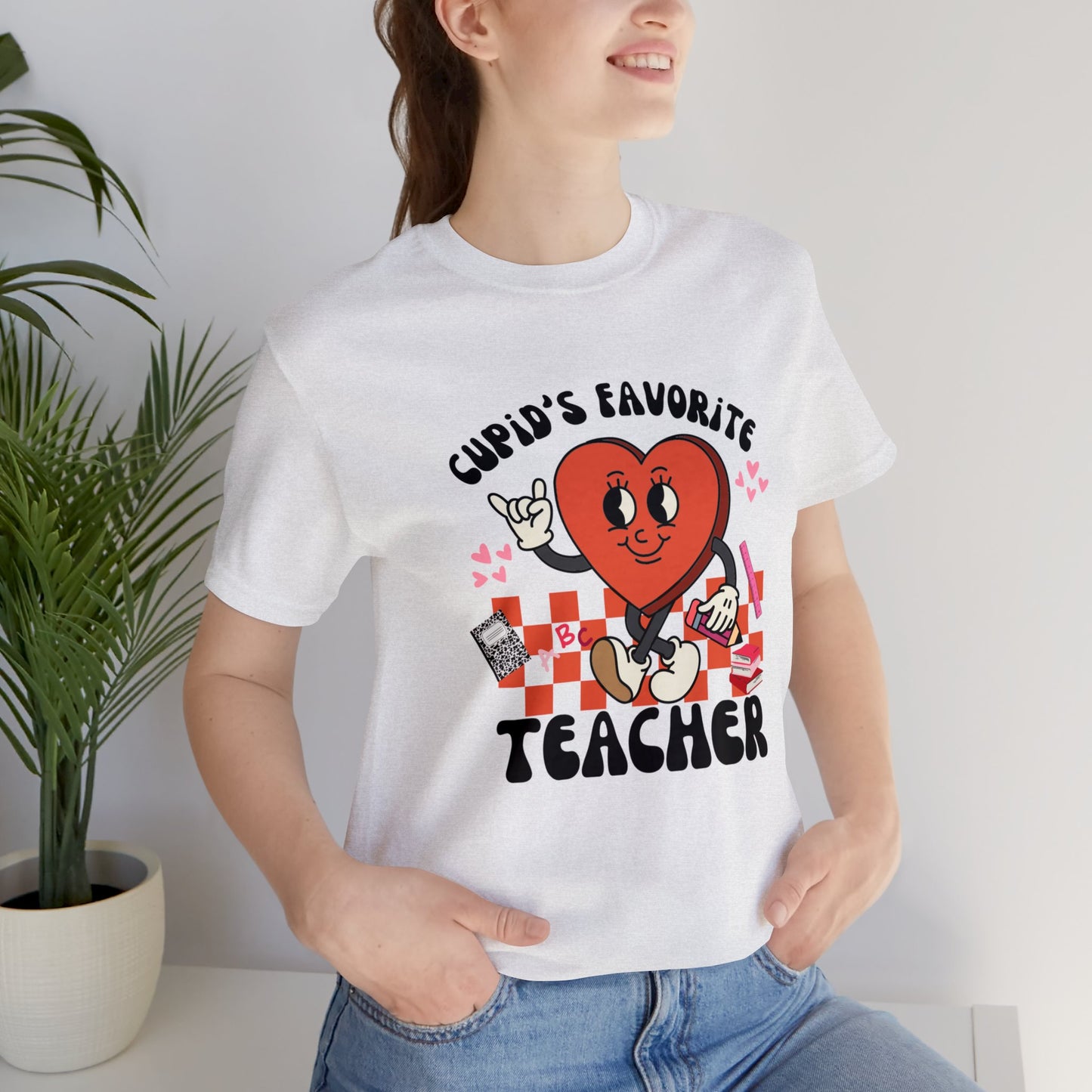 Cupid's Favorite Teacher Short Sleeve Tee