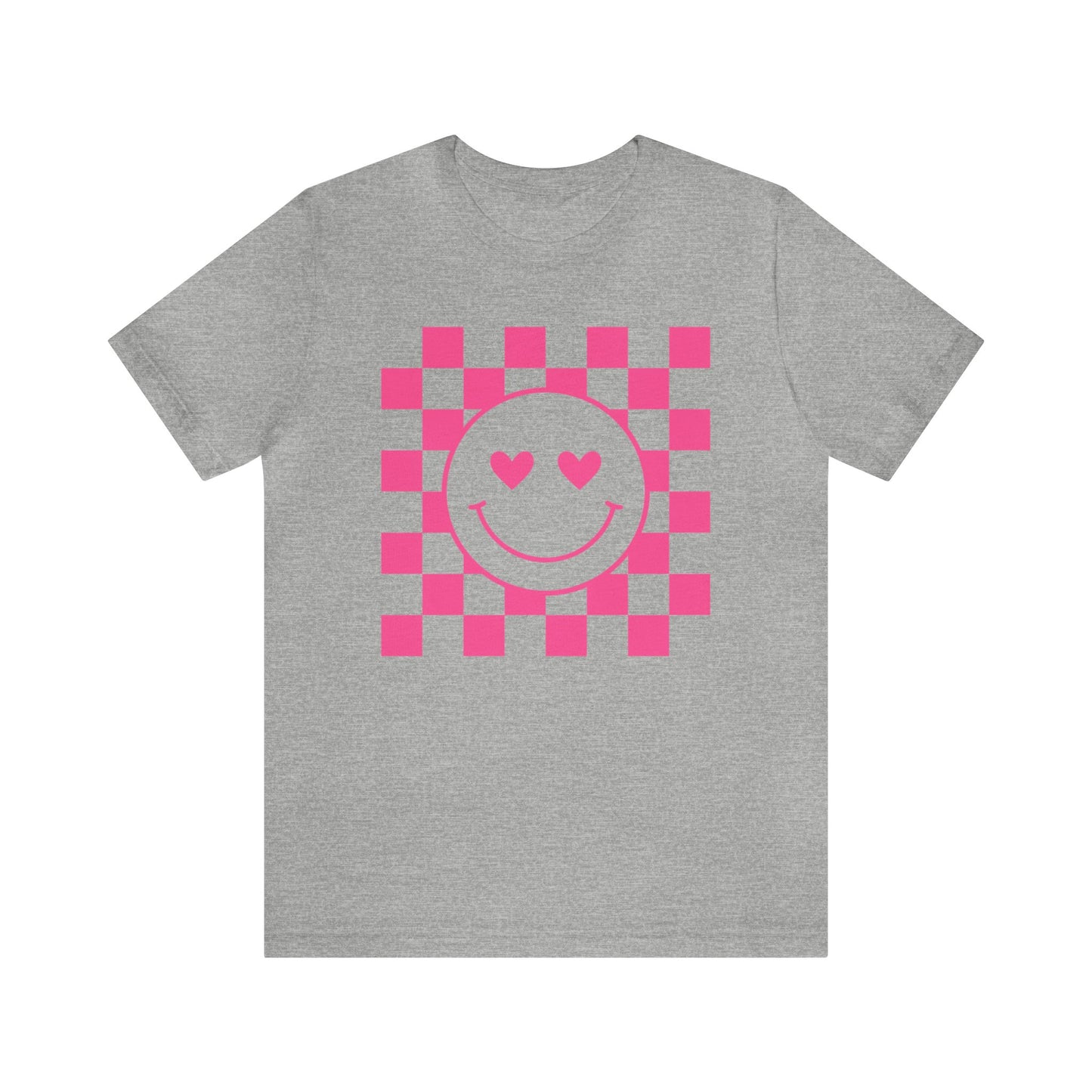 Checkered Hearts Short Sleeve Tee