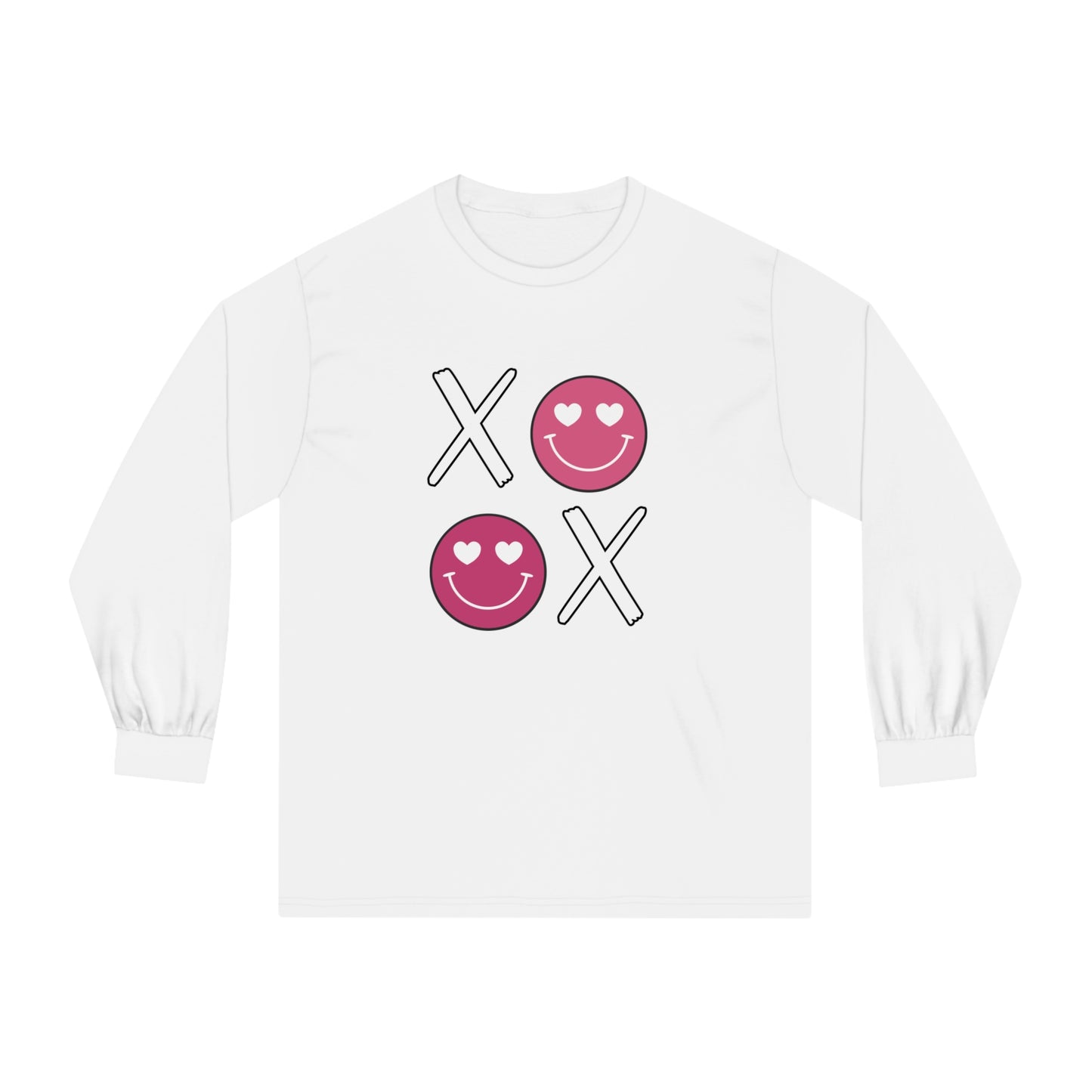 XOXO Smiley Face Long Sleeve T-Shirt