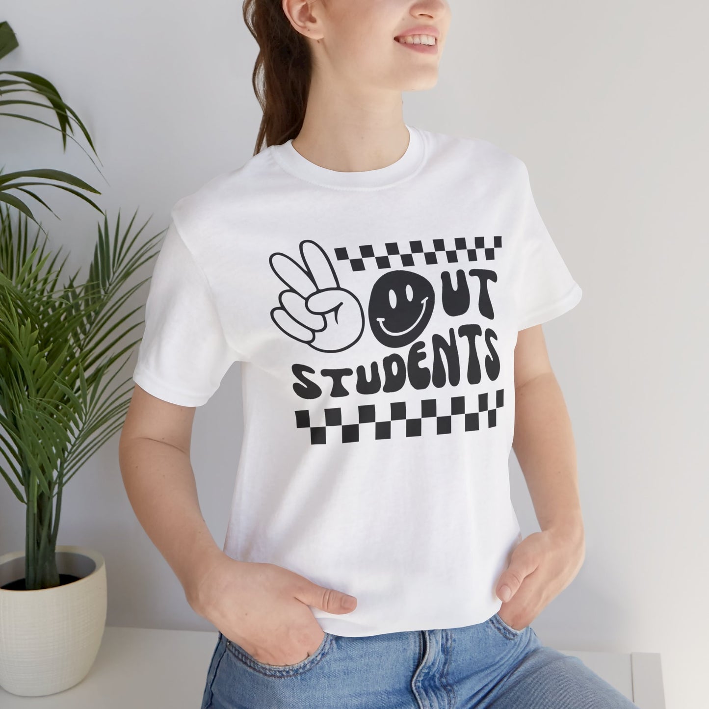 Peace Out Students Tee