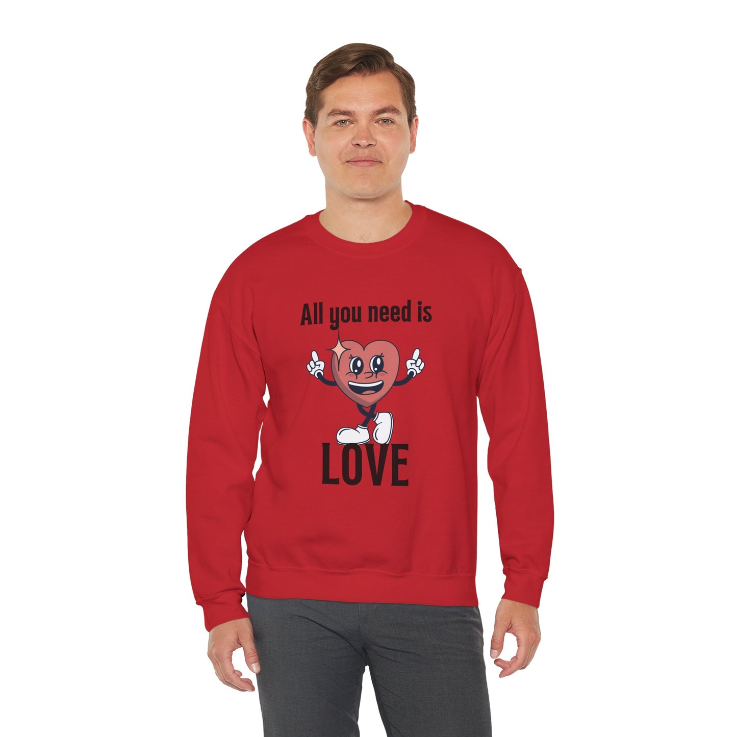 All You Need is Love Crewneck Sweatshirt