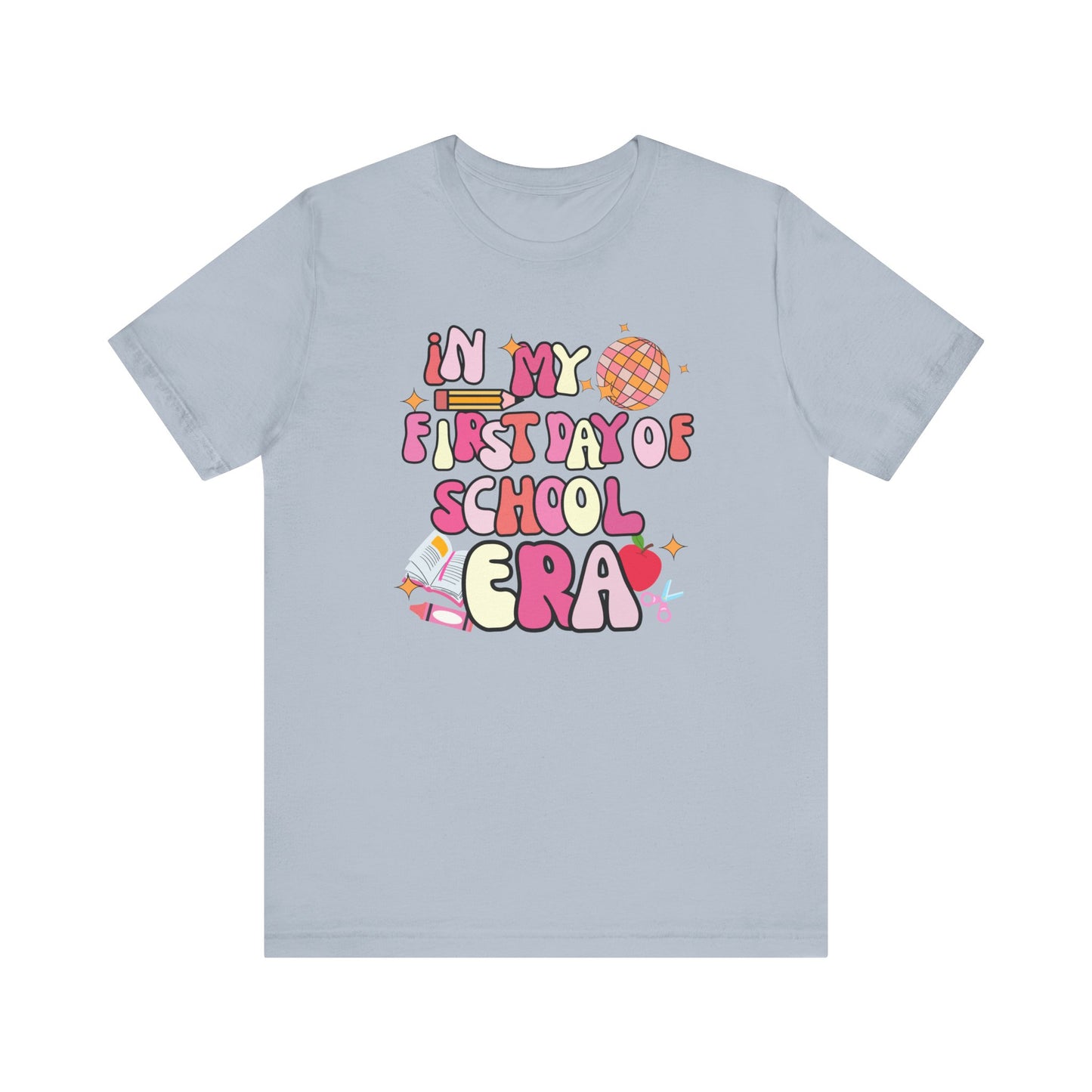 Pink In My First Day of School Era Tee