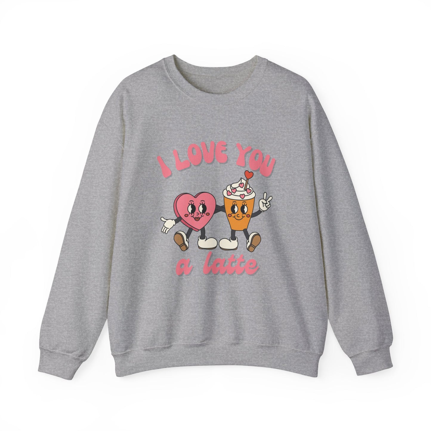 I Love You a Latte Crewneck Sweatshirt