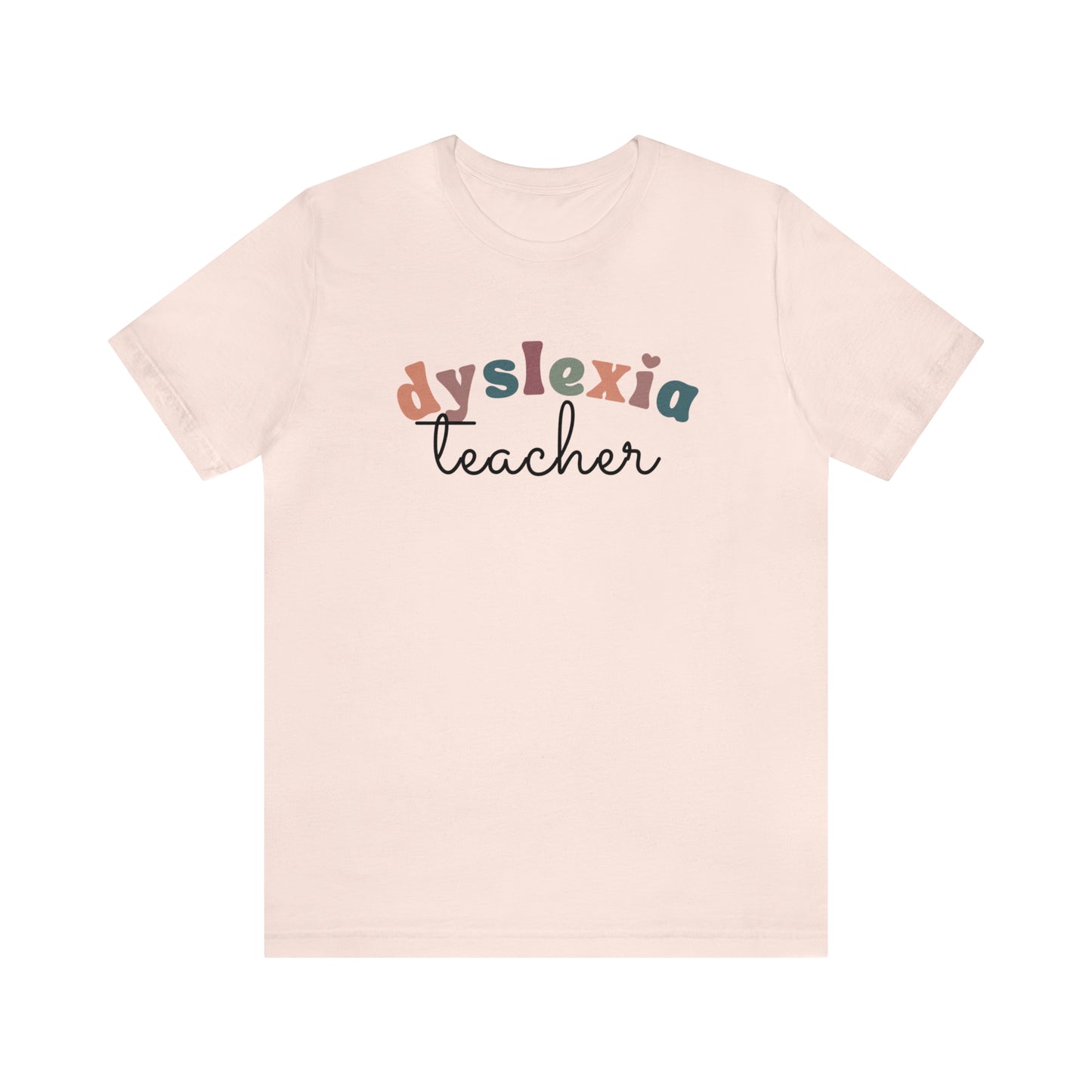 Retro Dyslexia Teacher Tee