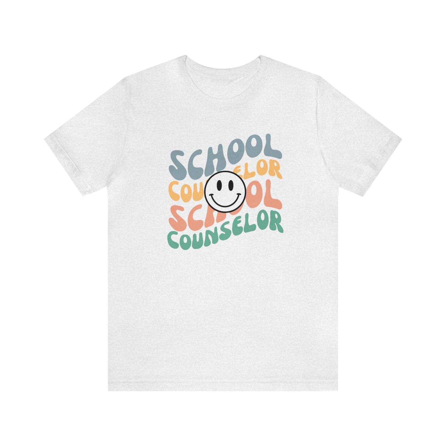 Smiley Face School Counselor Tee