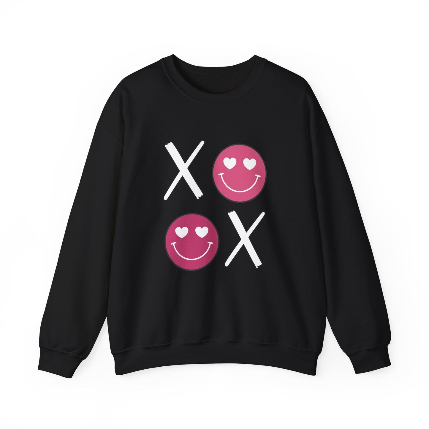 XOXO Smiley Face Crewneck Sweatshirt