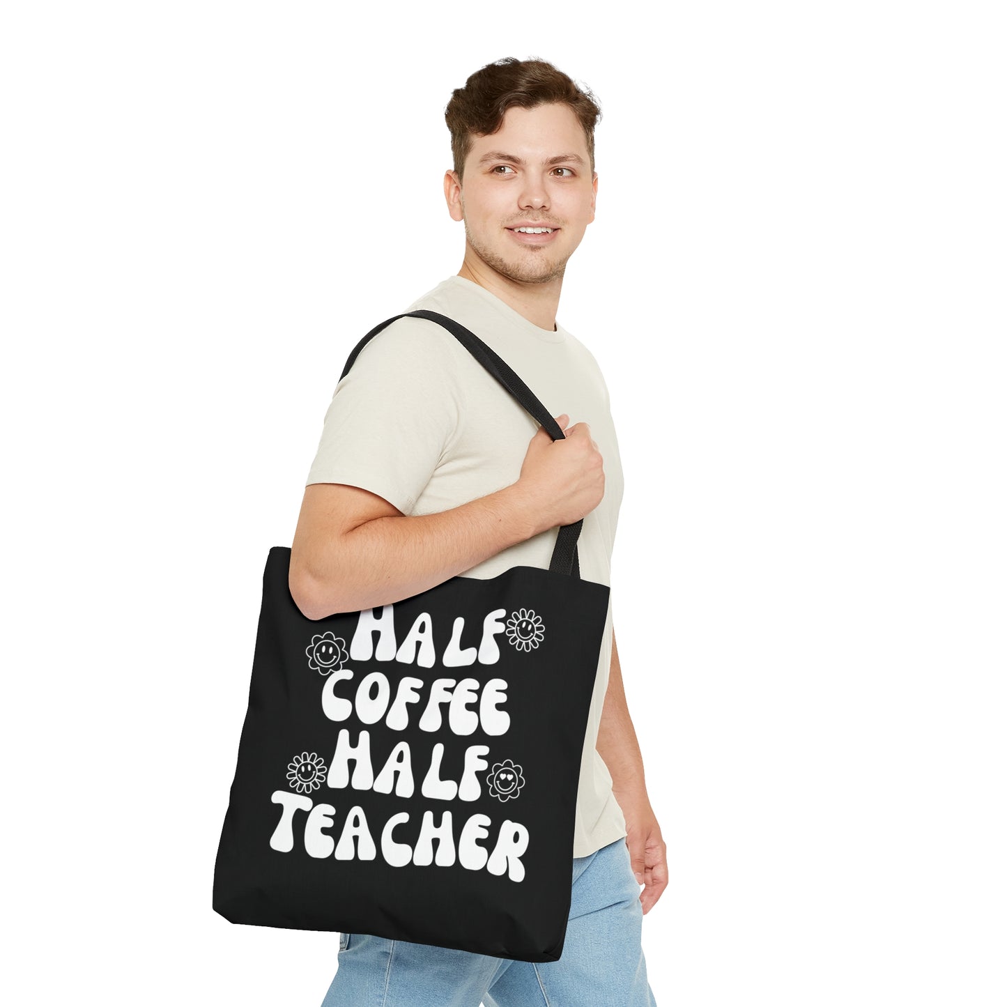 Half Coffee / Half Teacher (Black)