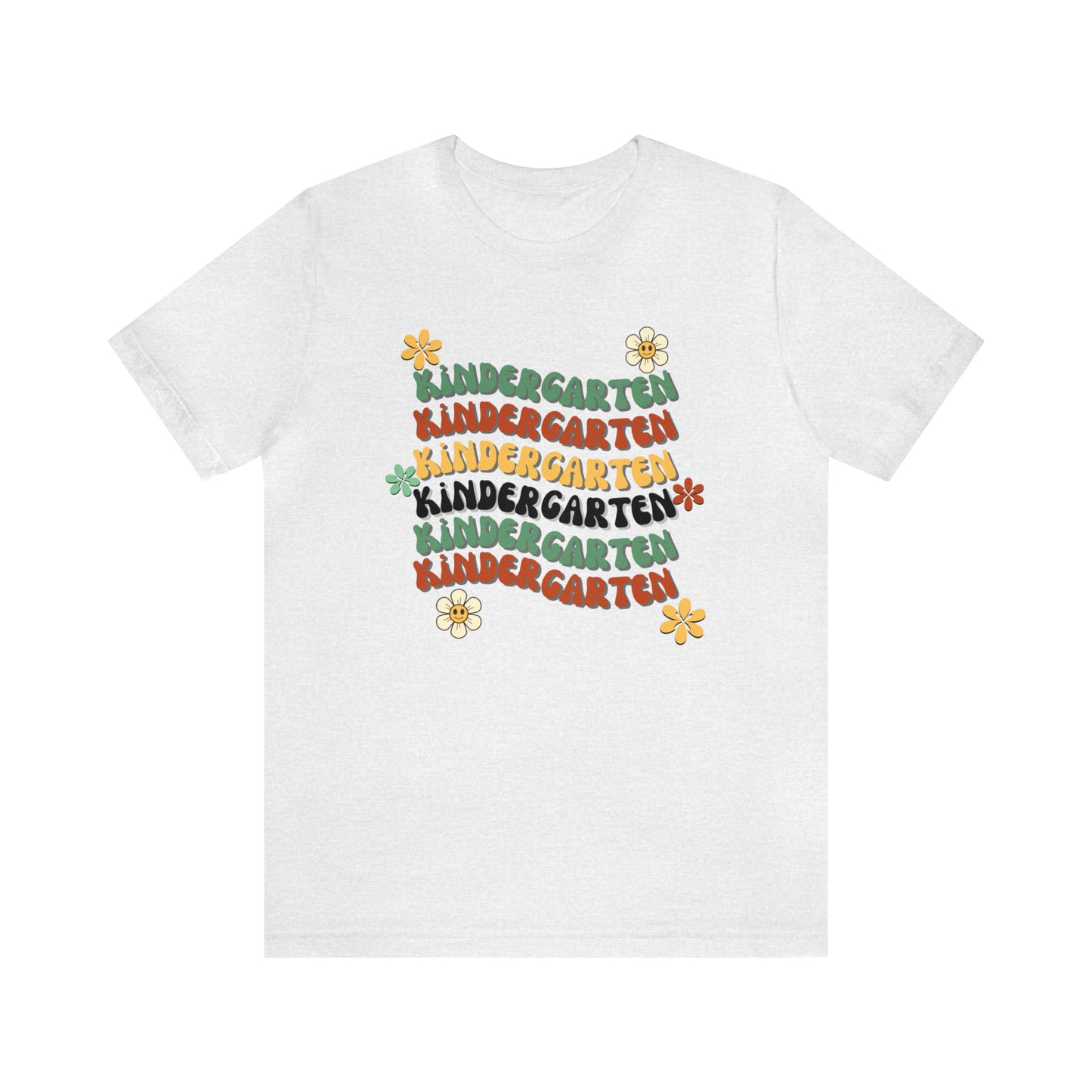 Groovy Flowers Kindergarten Tee