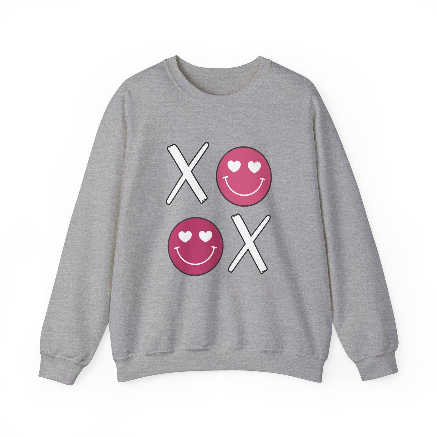 XOXO Smiley Face Crewneck Sweatshirt