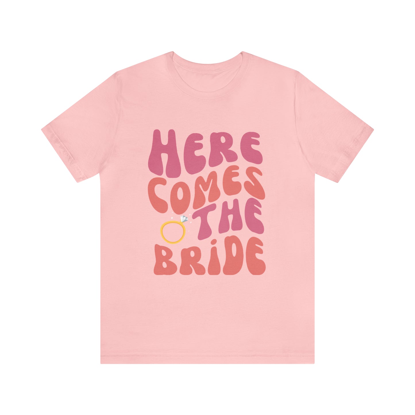 Here Comes the Bride Wavy Retro Tee