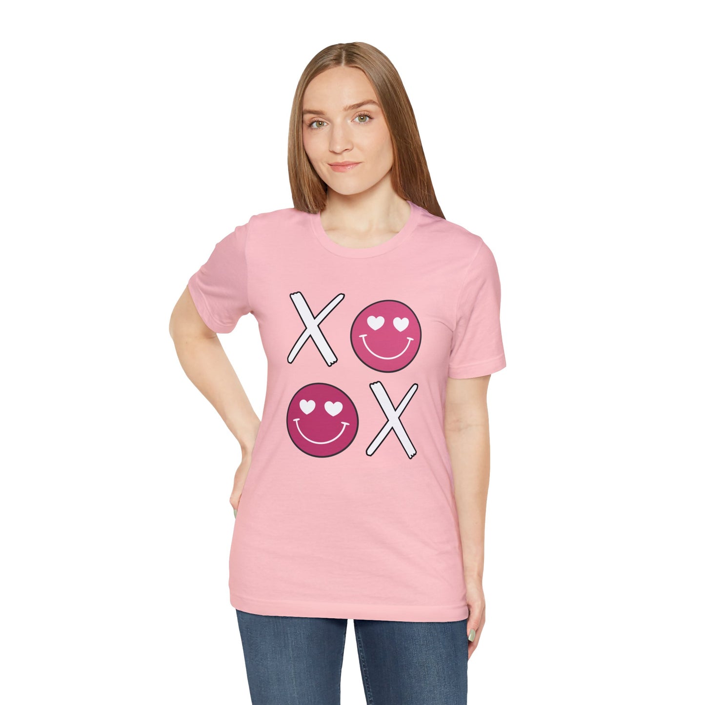 XOXO Smiley Face Short Sleeve Tee