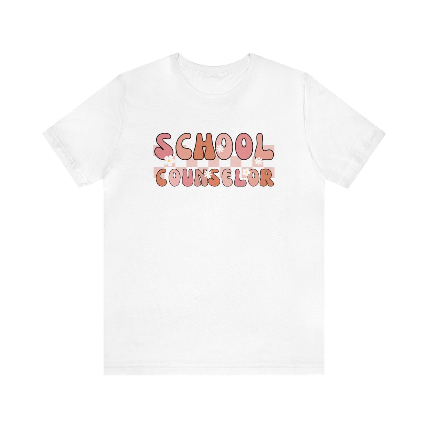 Groovy School Counselor Short Sleeve Tee