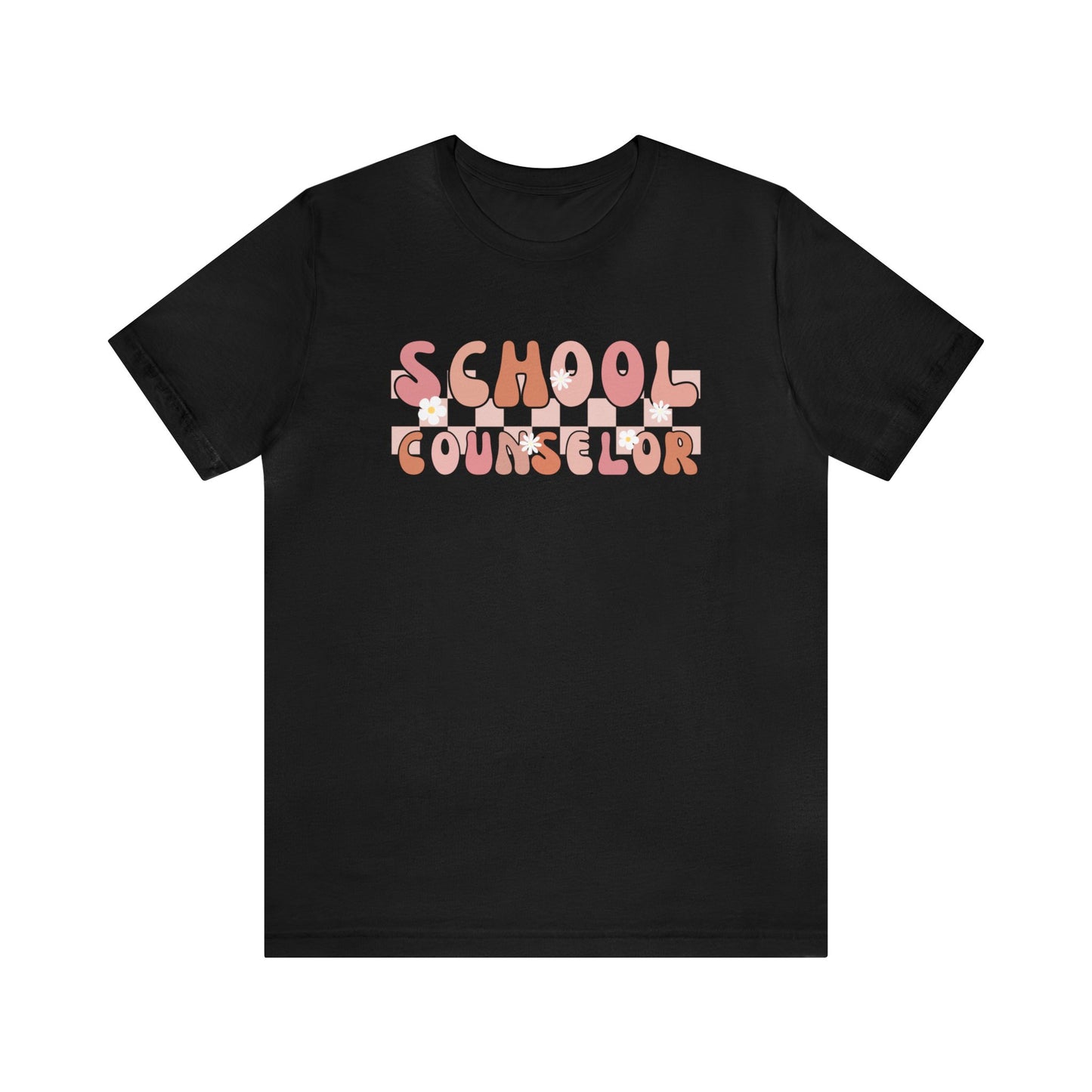 Groovy School Counselor Short Sleeve Tee