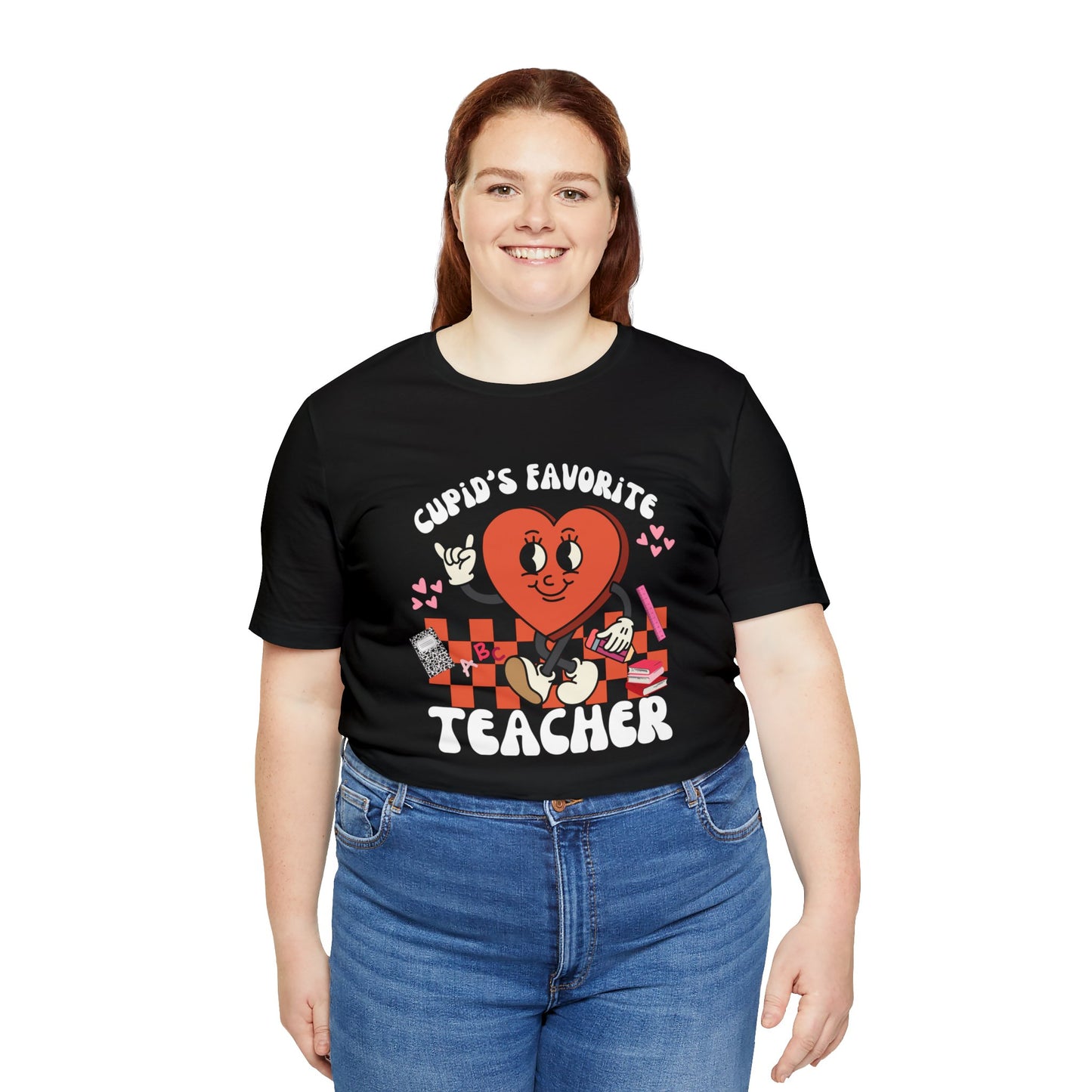 Cupid's Favorite Teacher Short Sleeve Tee