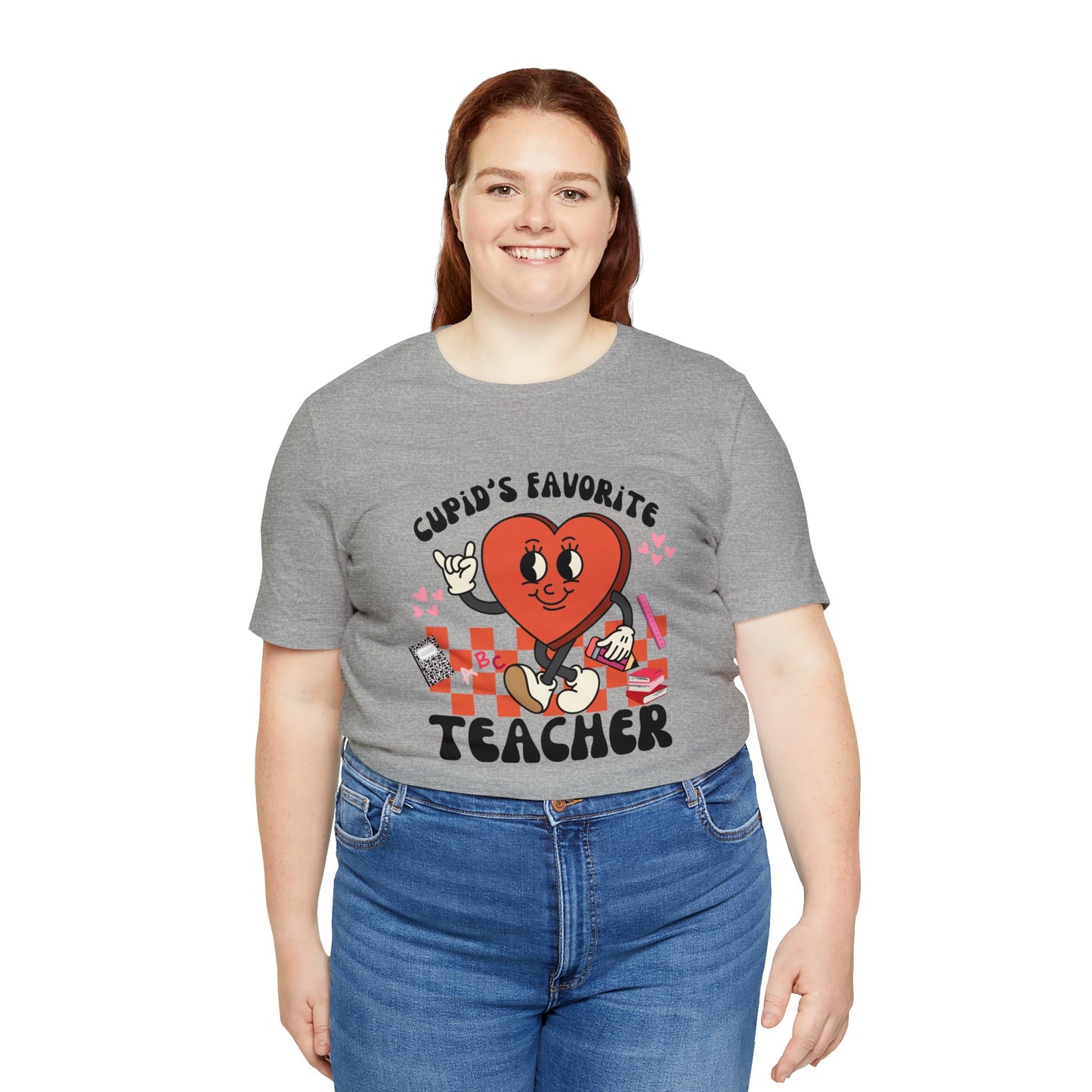 Cupid's Favorite Teacher Short Sleeve Tee