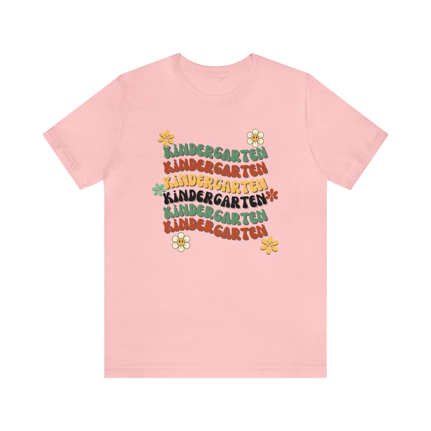 Groovy Flowers Kindergarten Tee