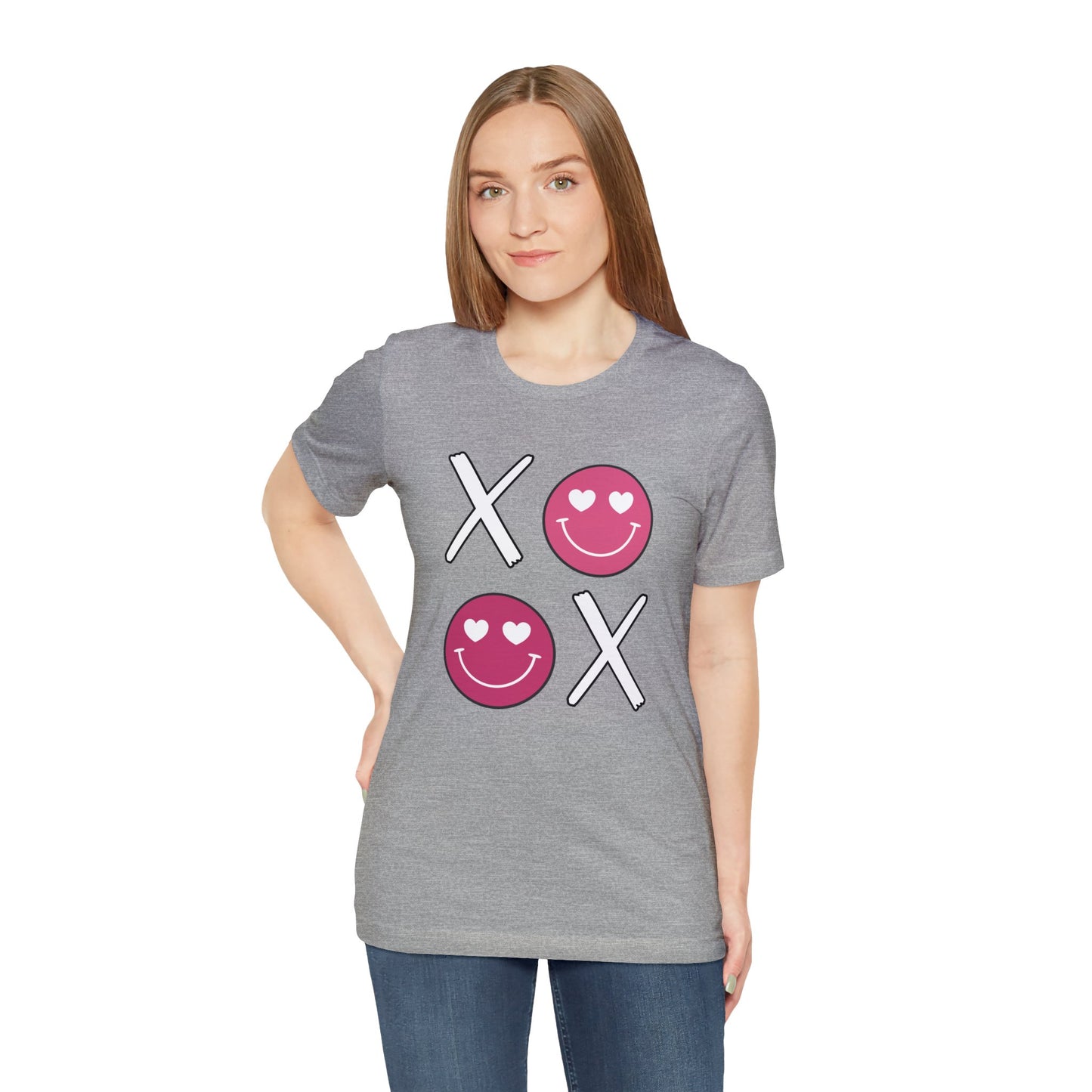 XOXO Smiley Face Short Sleeve Tee