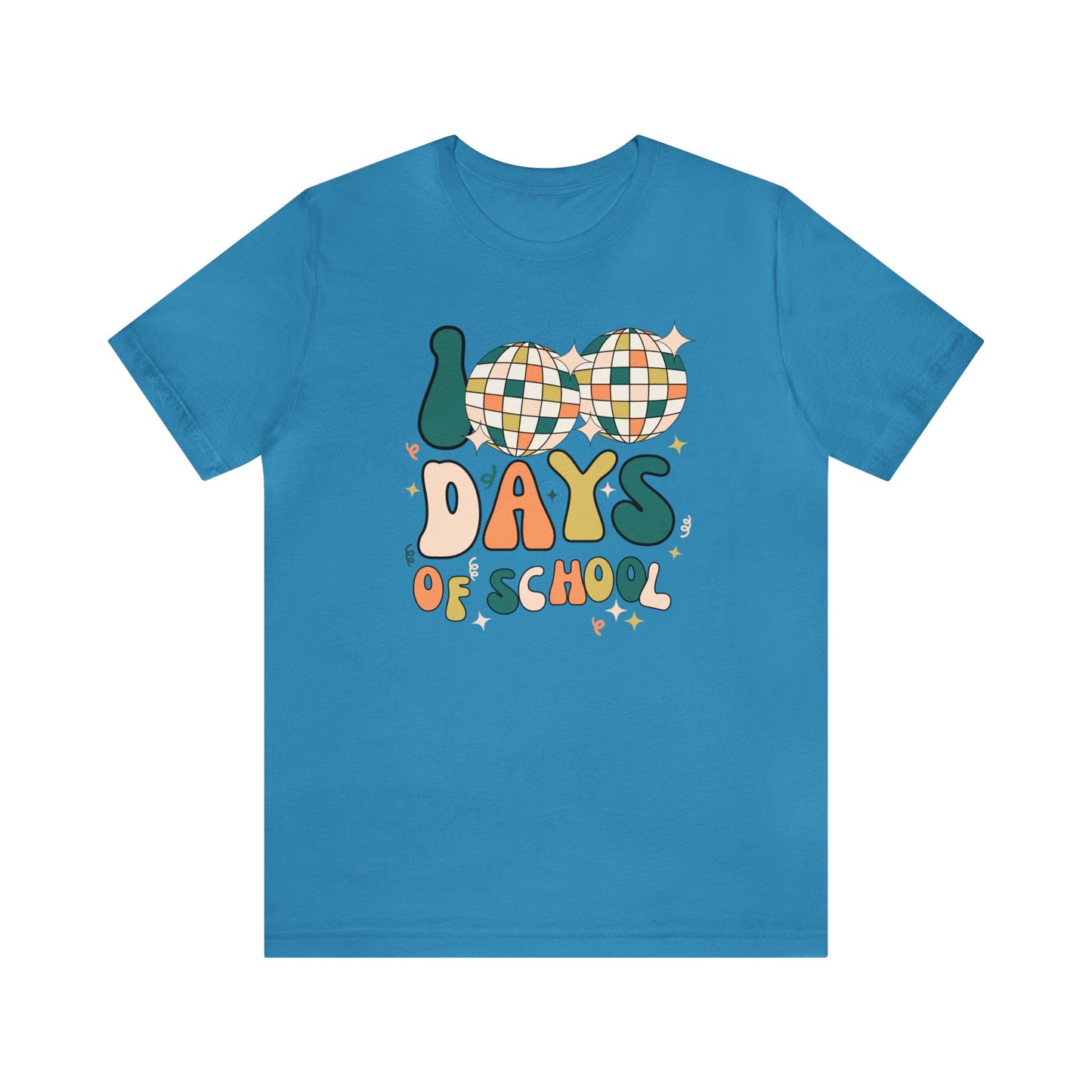 Disco 100 Days of School Short Sleeve Tee