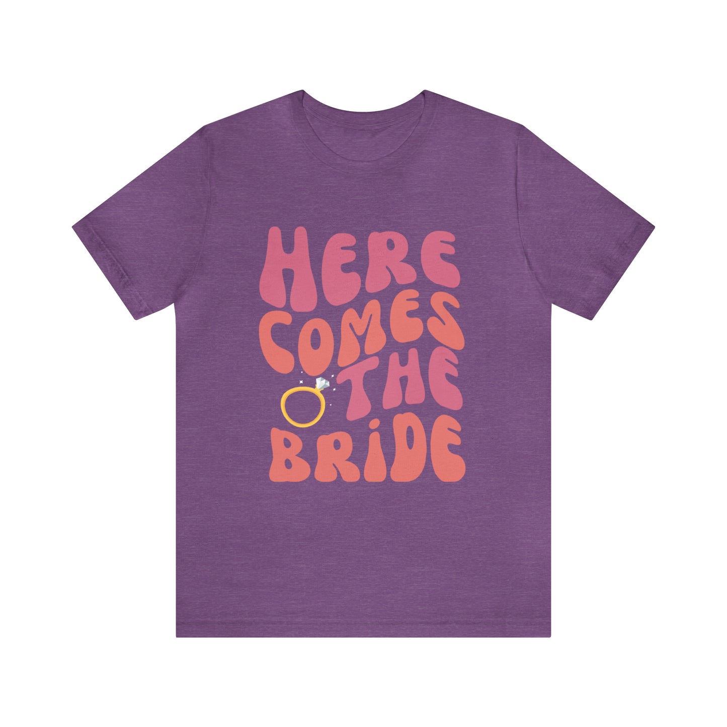 Here Comes the Bride Wavy Retro Tee