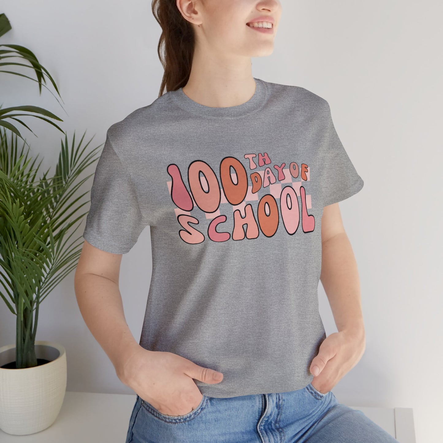 100th Day of School ~ Groovy Short Sleeve Tee