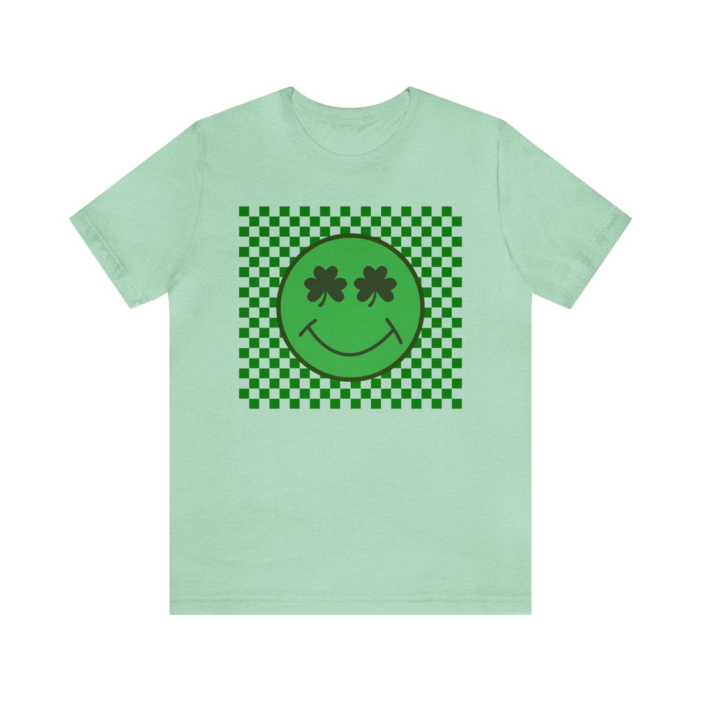 Shamrock Smiley Face Tee