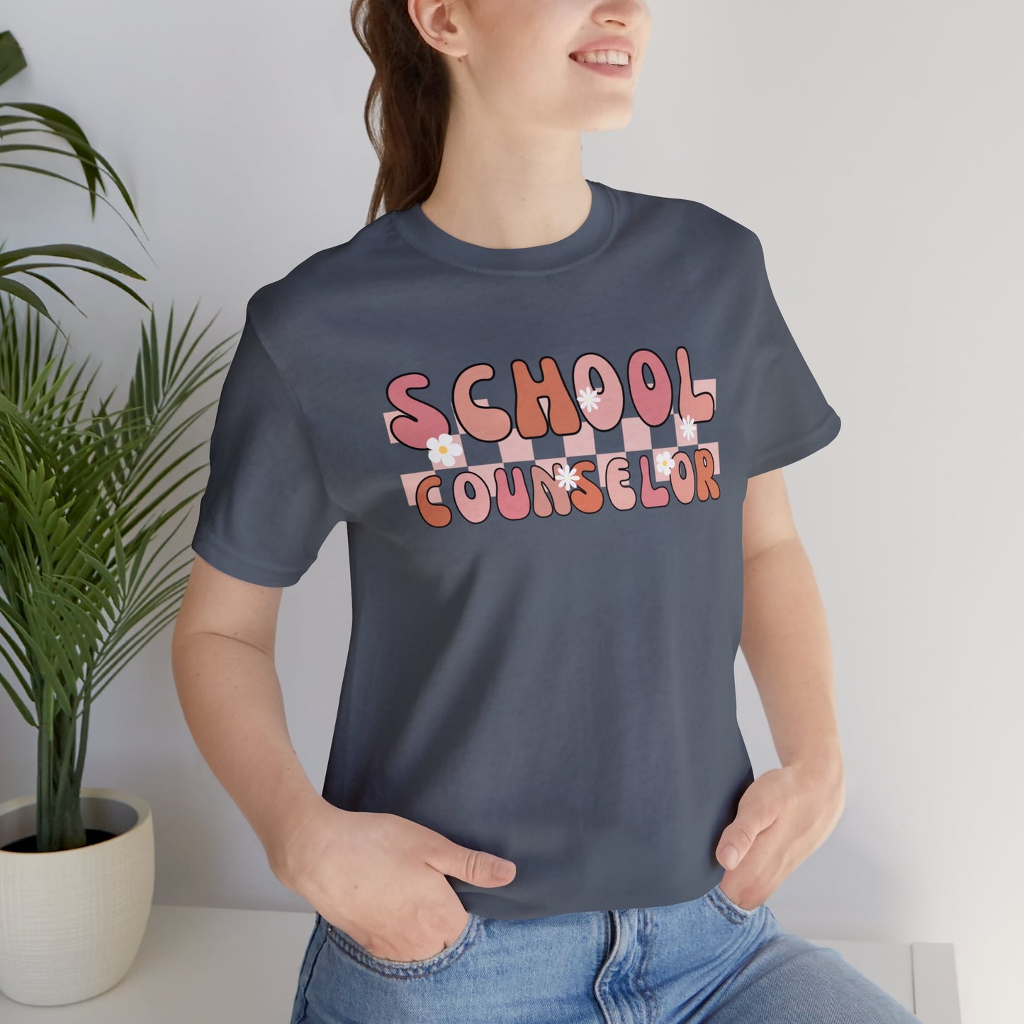 Groovy School Counselor Short Sleeve Tee