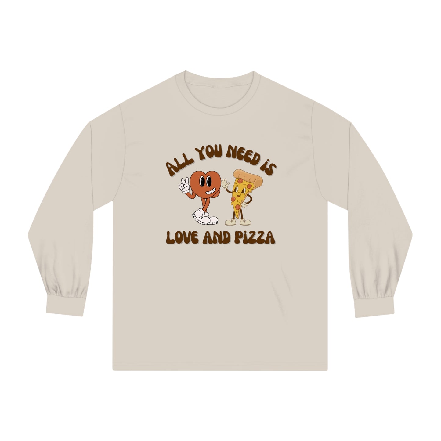 Love & Pizza Long Sleeve T-Shirt