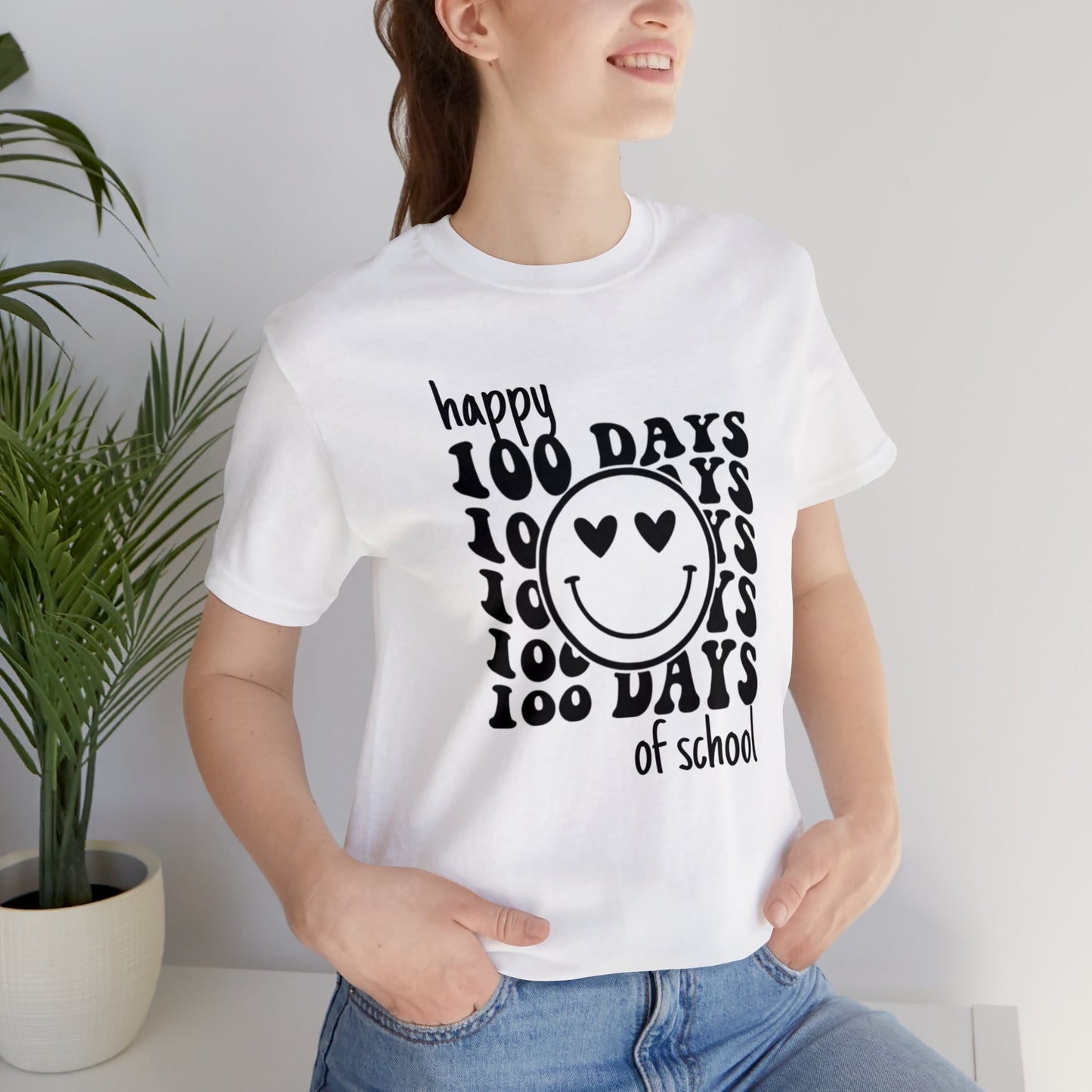 Happy 100 Days Short Sleeve Tee