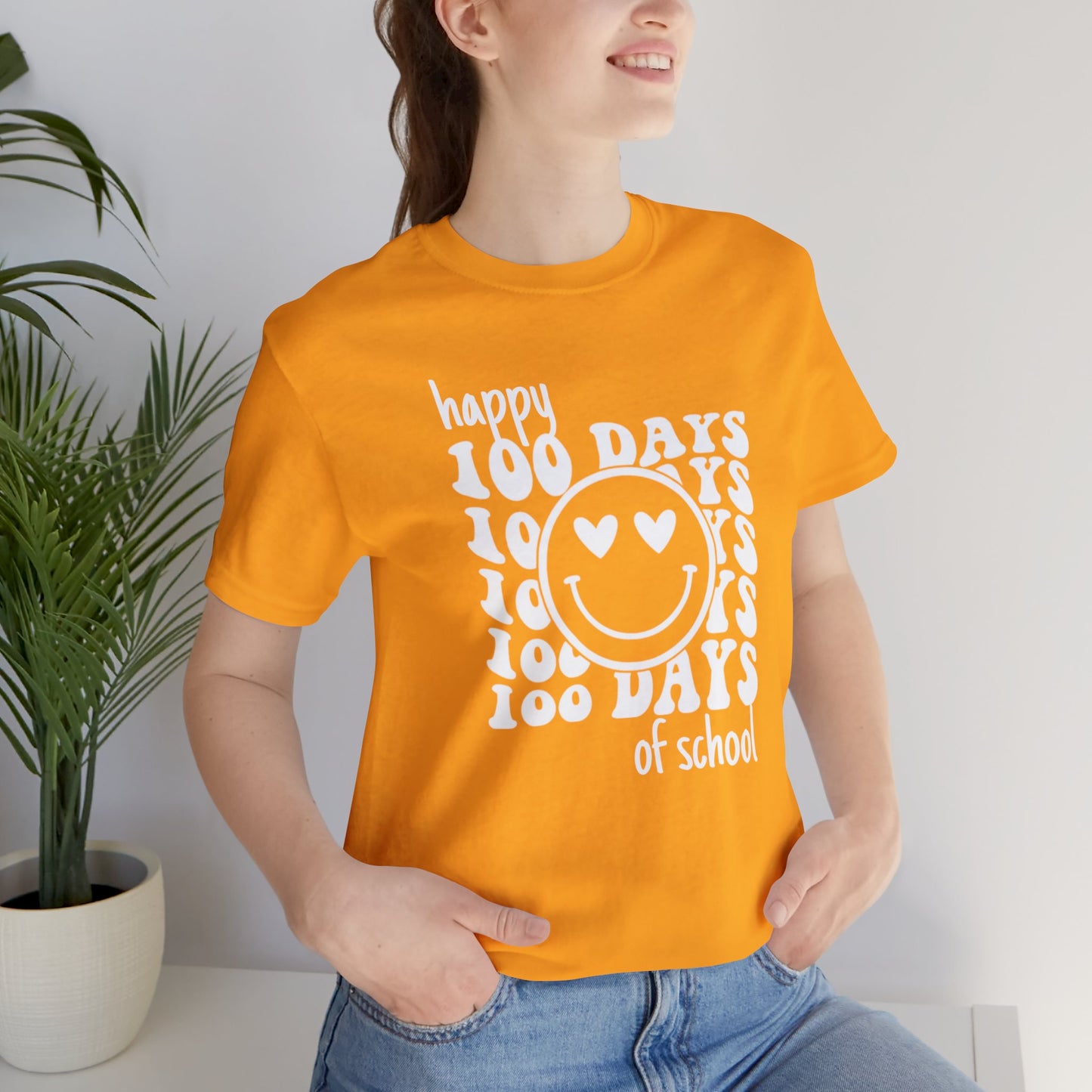 Happy 100 Days Short Sleeve Tee