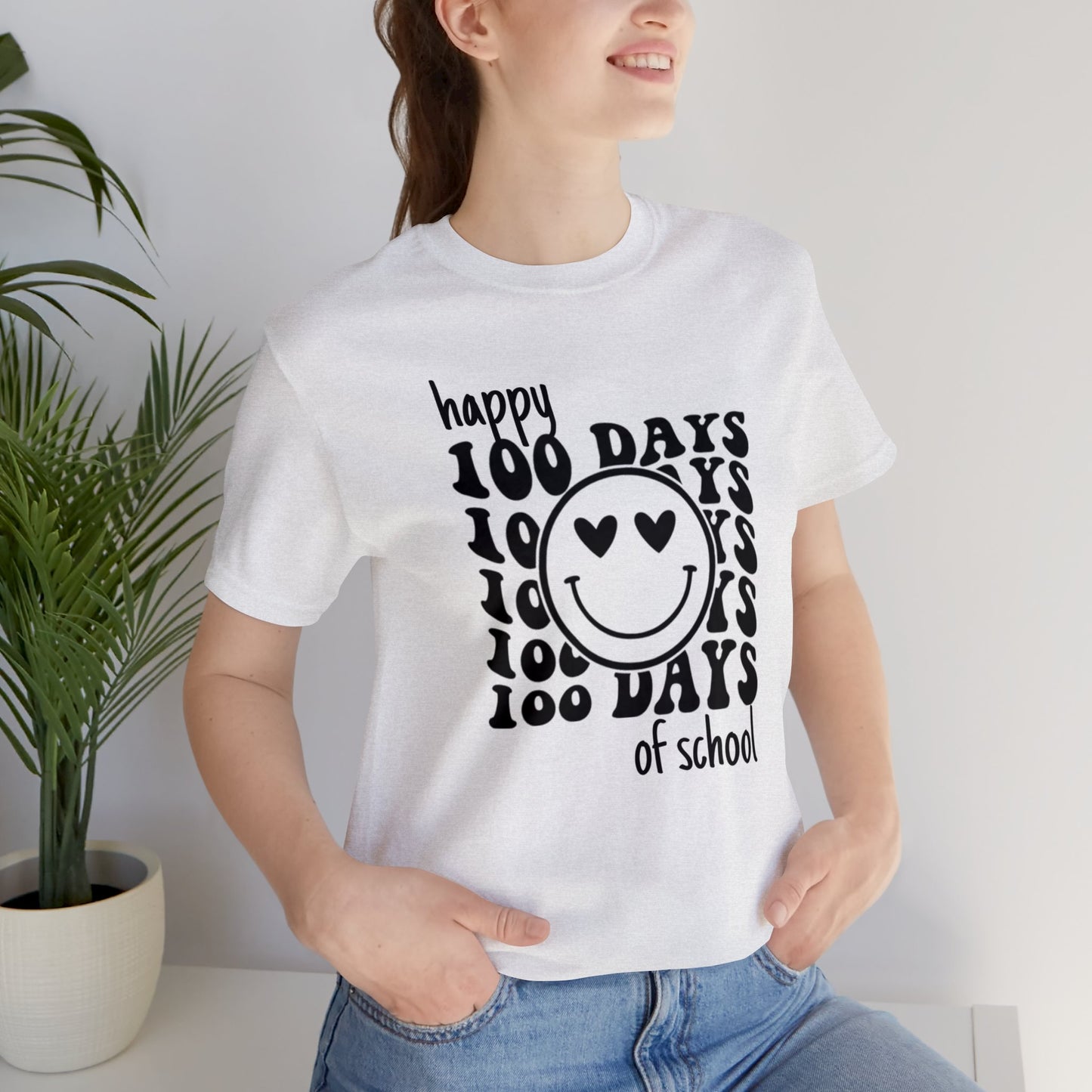 Happy 100 Days Short Sleeve Tee