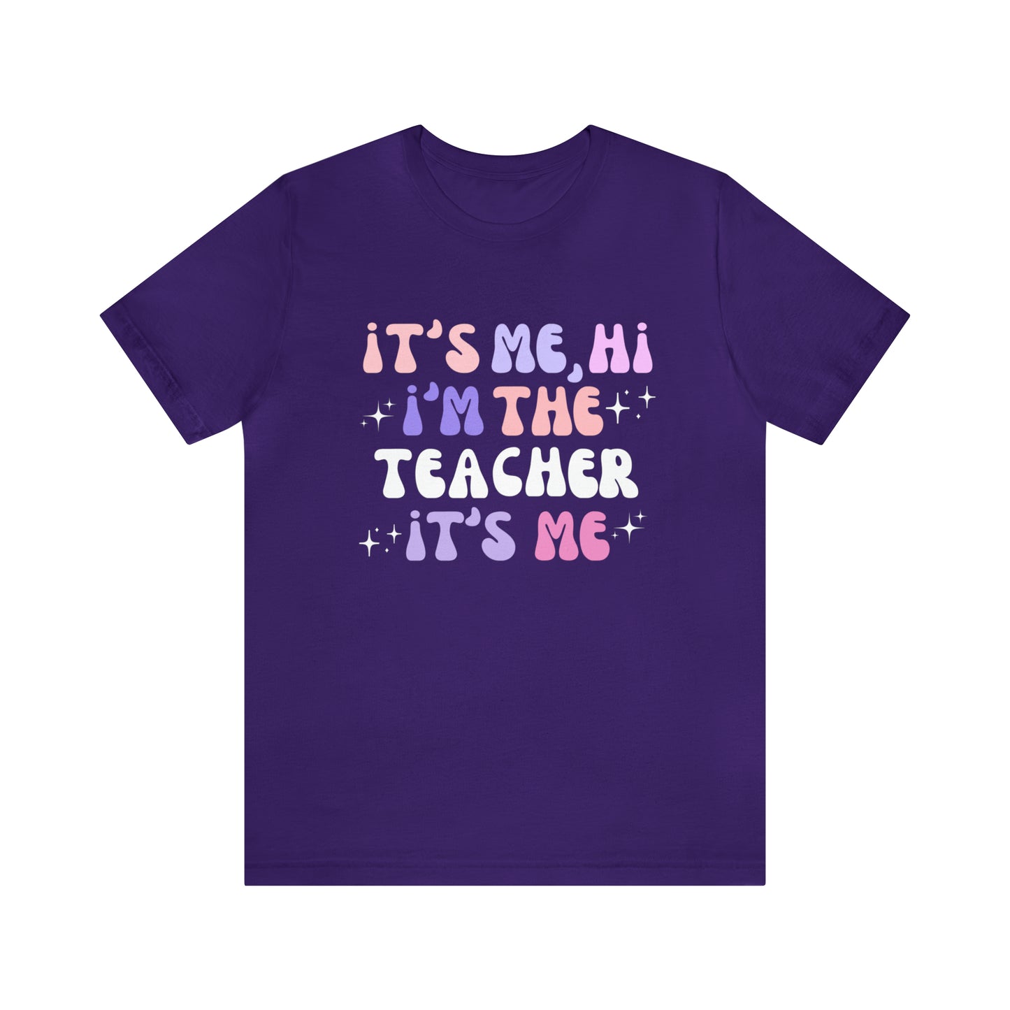 Pink & Purple Taylor Swift Teacher Tee