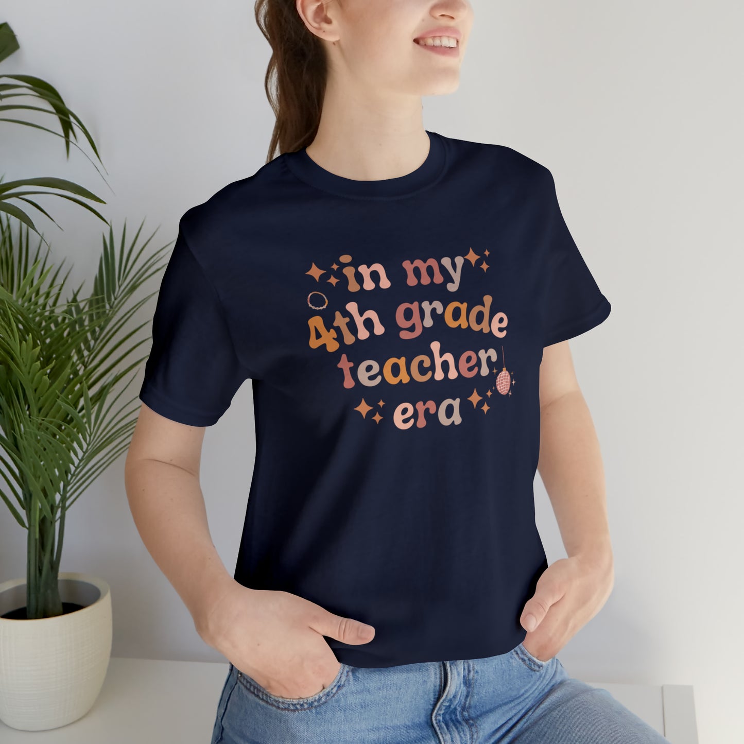 Disco 4th Grade Teacher Era Tee