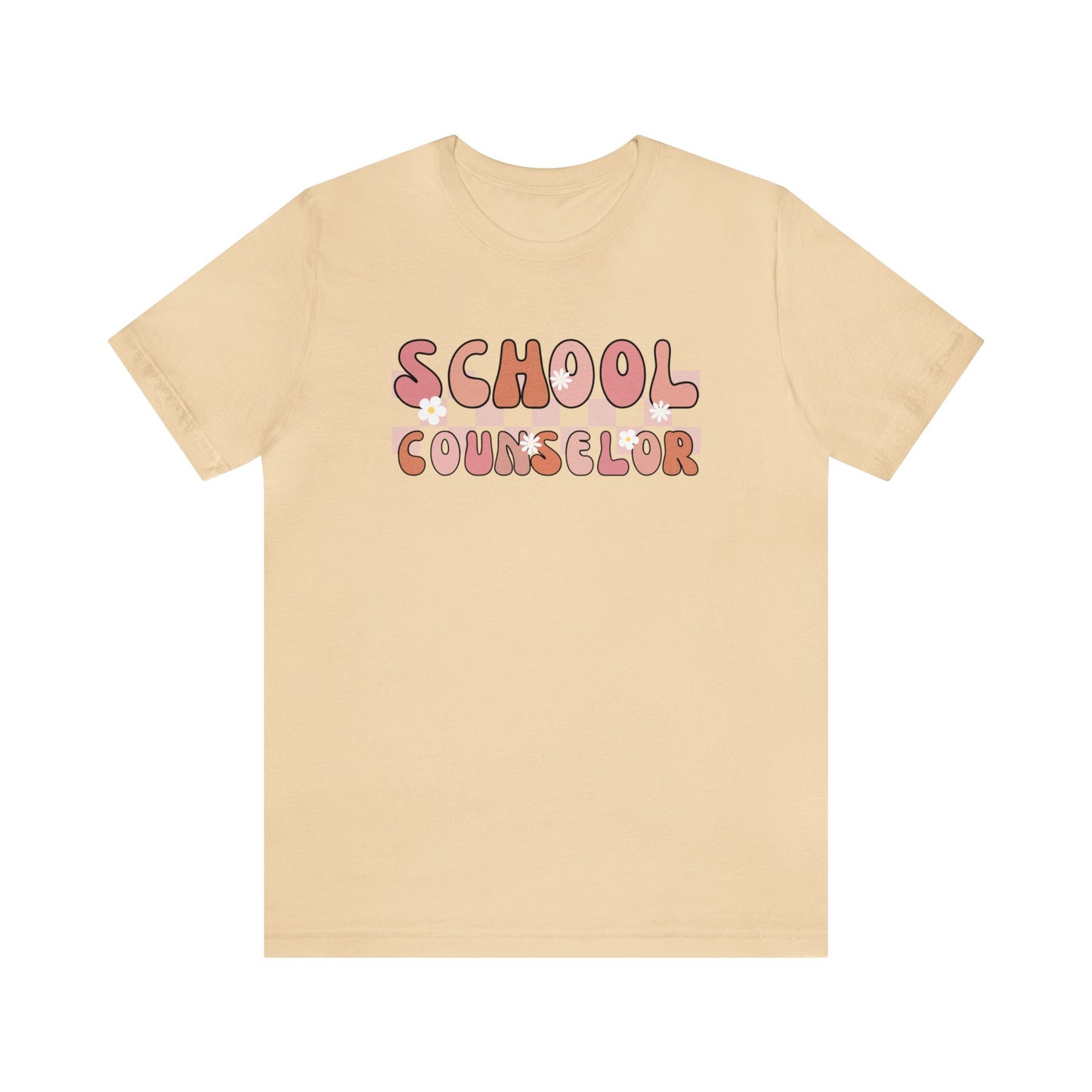 Groovy School Counselor Short Sleeve Tee