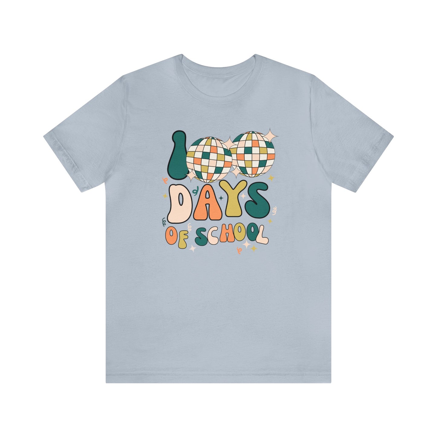 Disco 100 Days of School Short Sleeve Tee