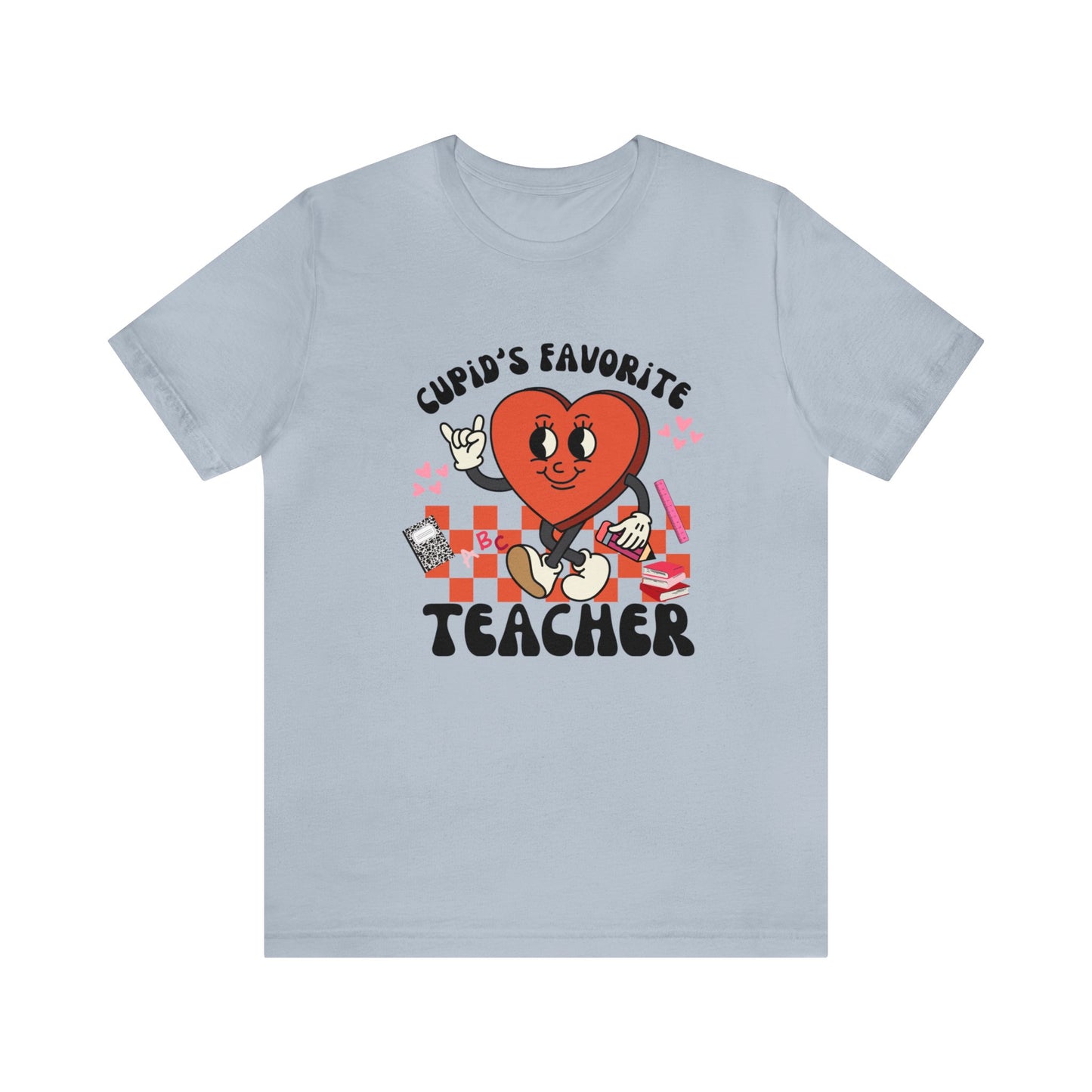 Cupid's Favorite Teacher Short Sleeve Tee