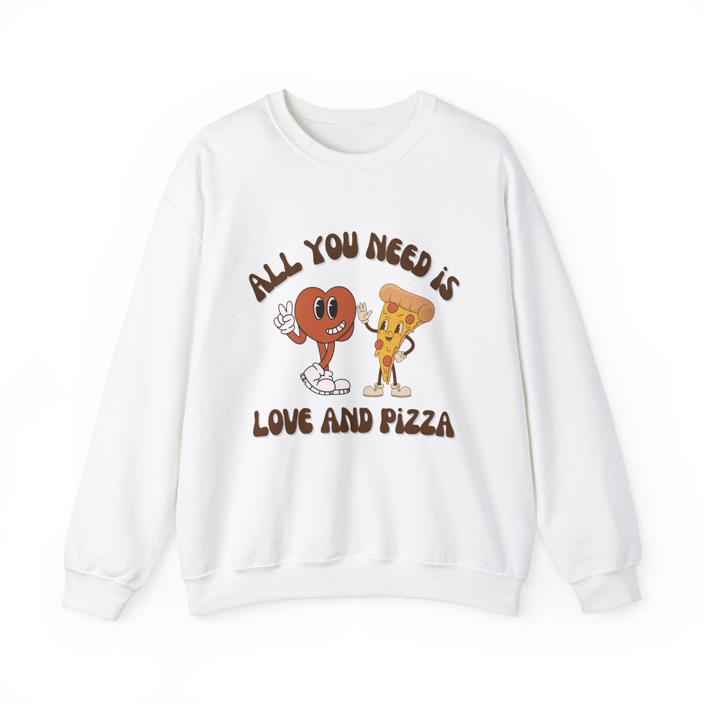 Love & Pizza Crewneck Sweatshirt