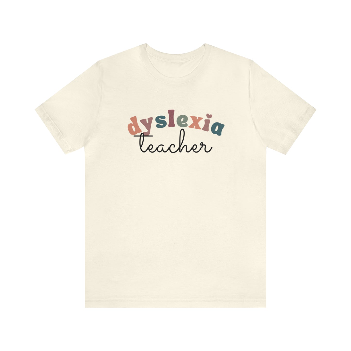 Retro Dyslexia Teacher Tee