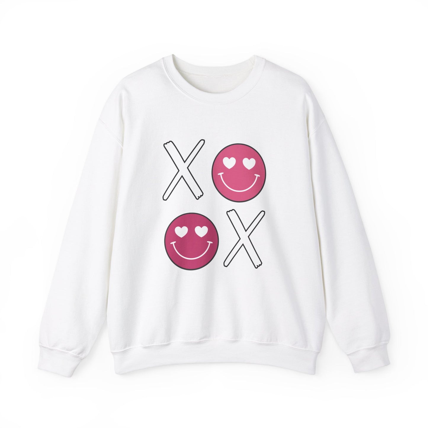 XOXO Smiley Face Crewneck Sweatshirt