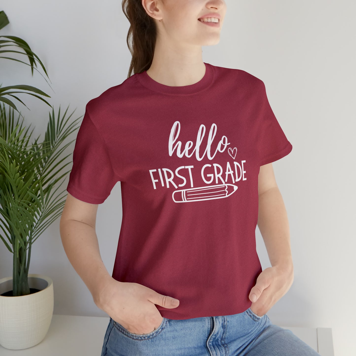 Hello First Grade Tee