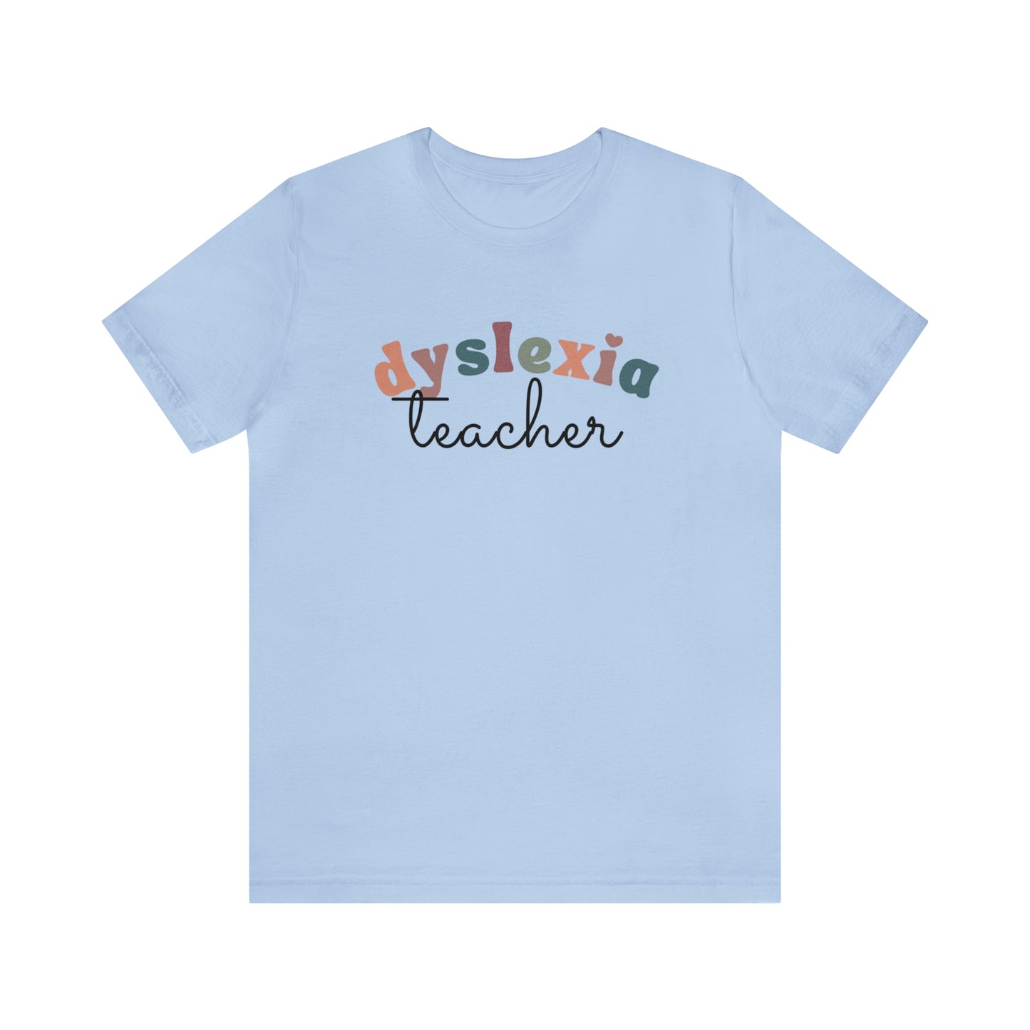 Retro Dyslexia Teacher Tee