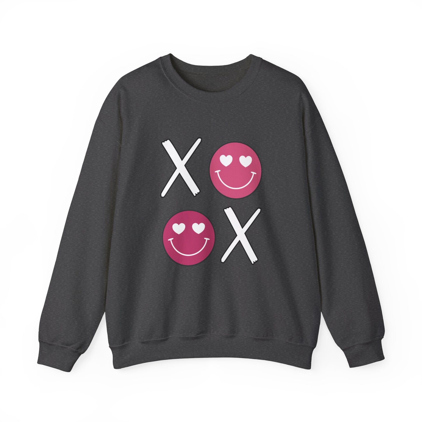 XOXO Smiley Face Crewneck Sweatshirt