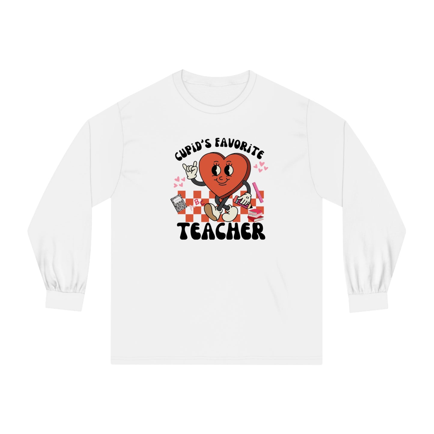 Cupid's Favorite Teacher Long Sleeve T-Shirt