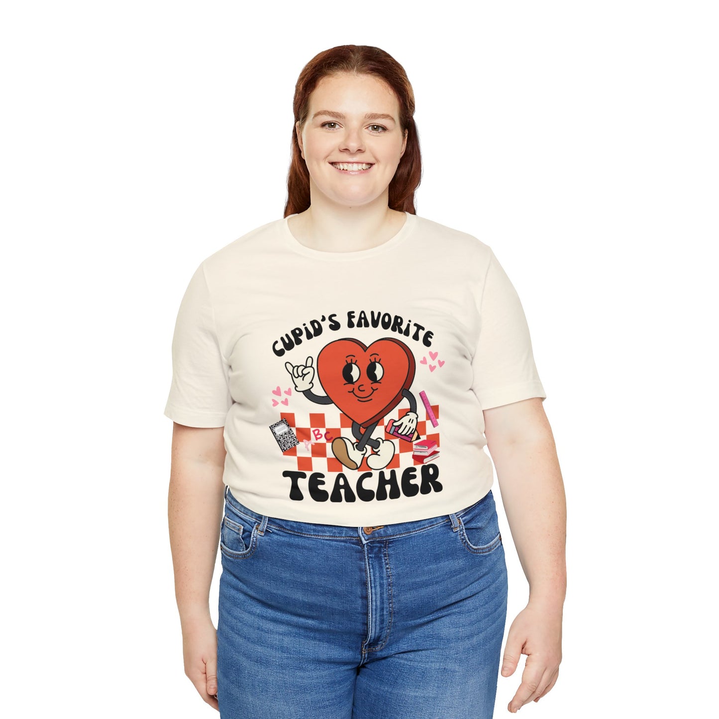 Cupid's Favorite Teacher Short Sleeve Tee