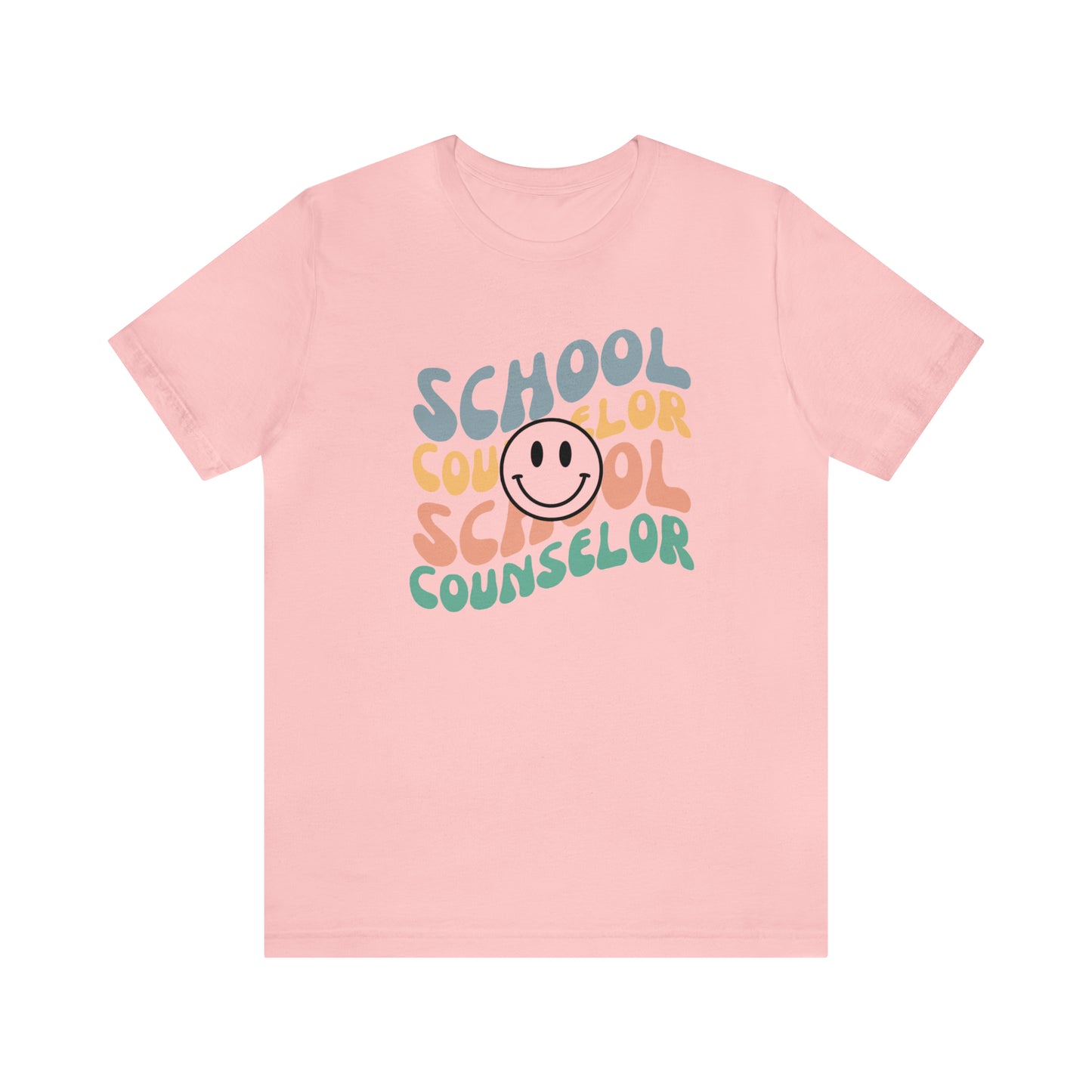 Smiley Face School Counselor Tee