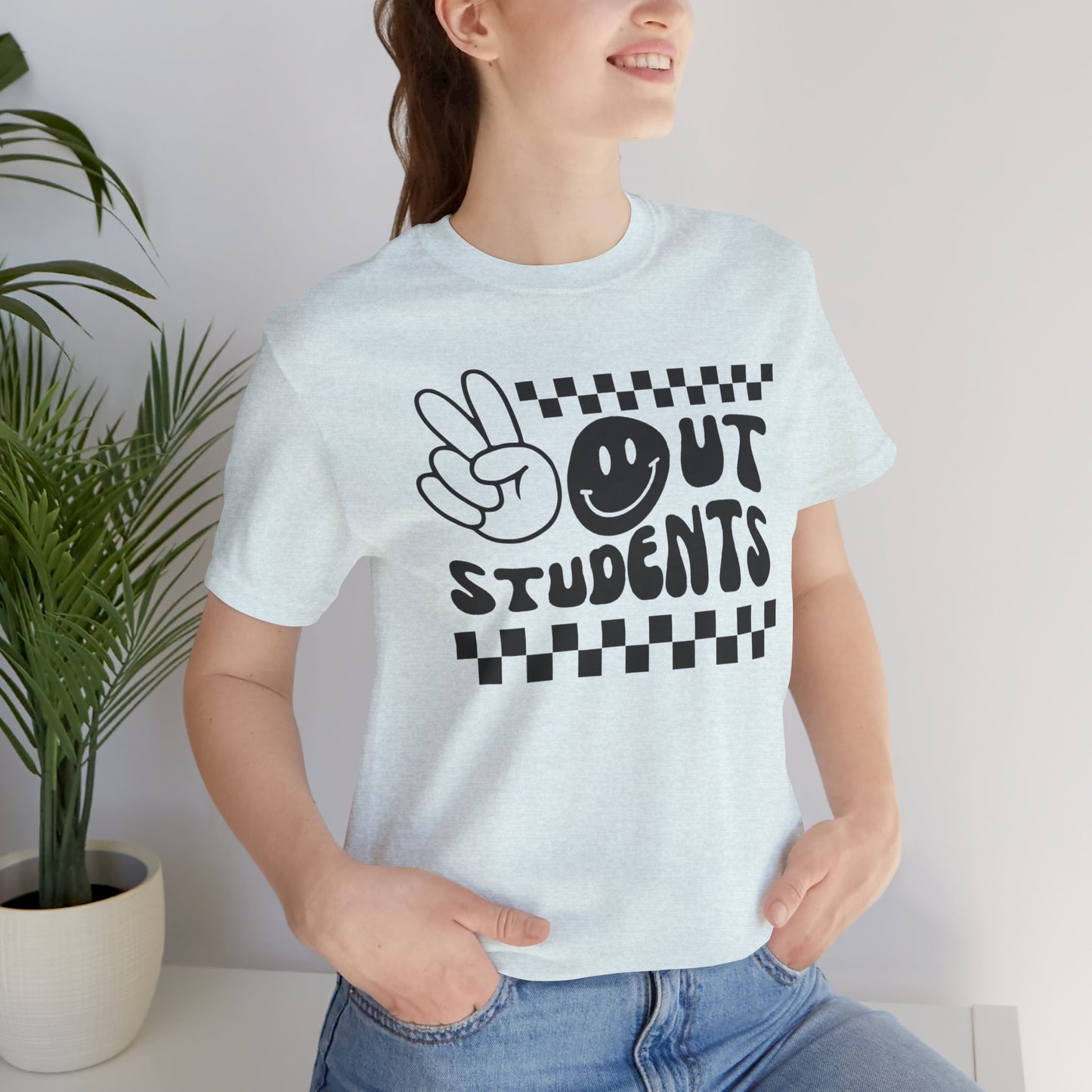 Peace Out Students Tee