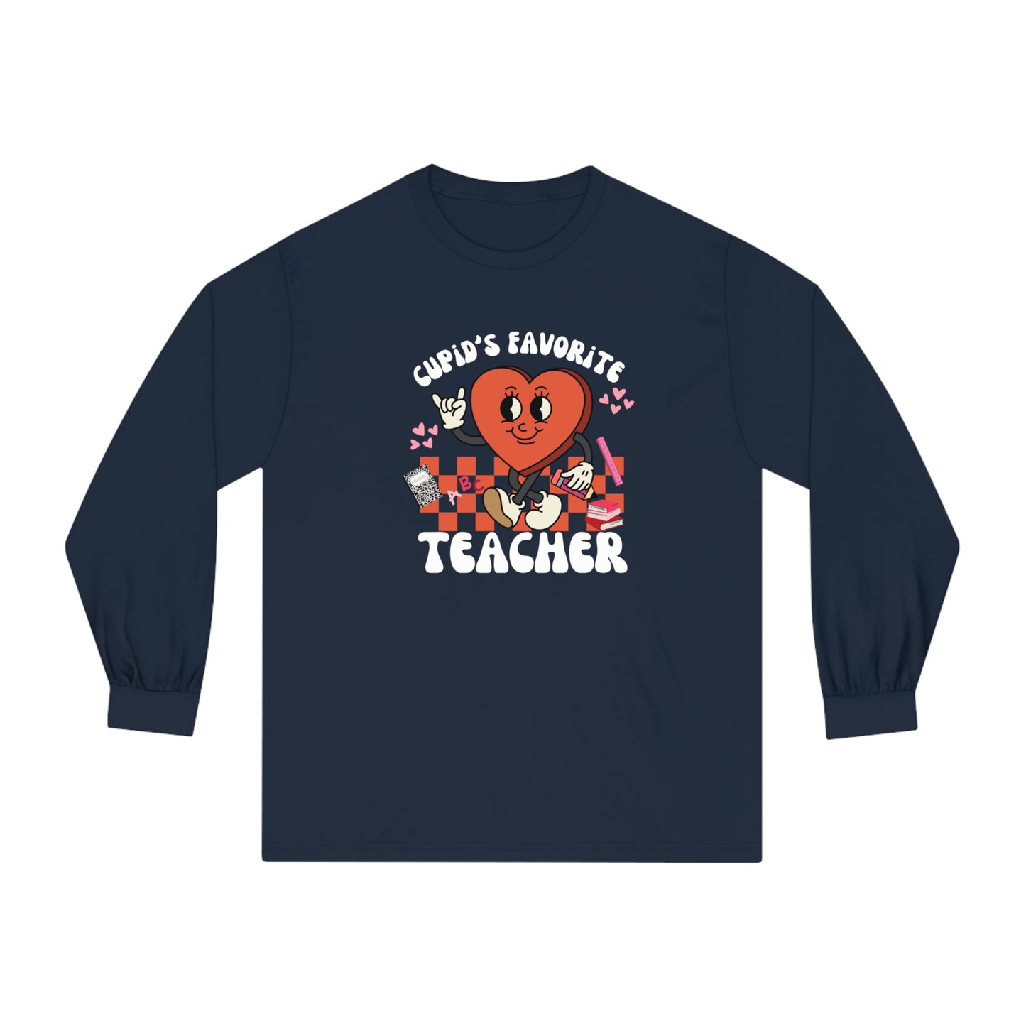 Cupid's Favorite Teacher Long Sleeve T-Shirt