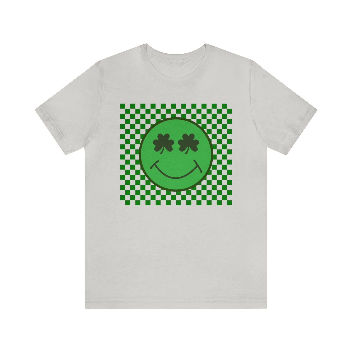 Shamrock Smiley Face Tee